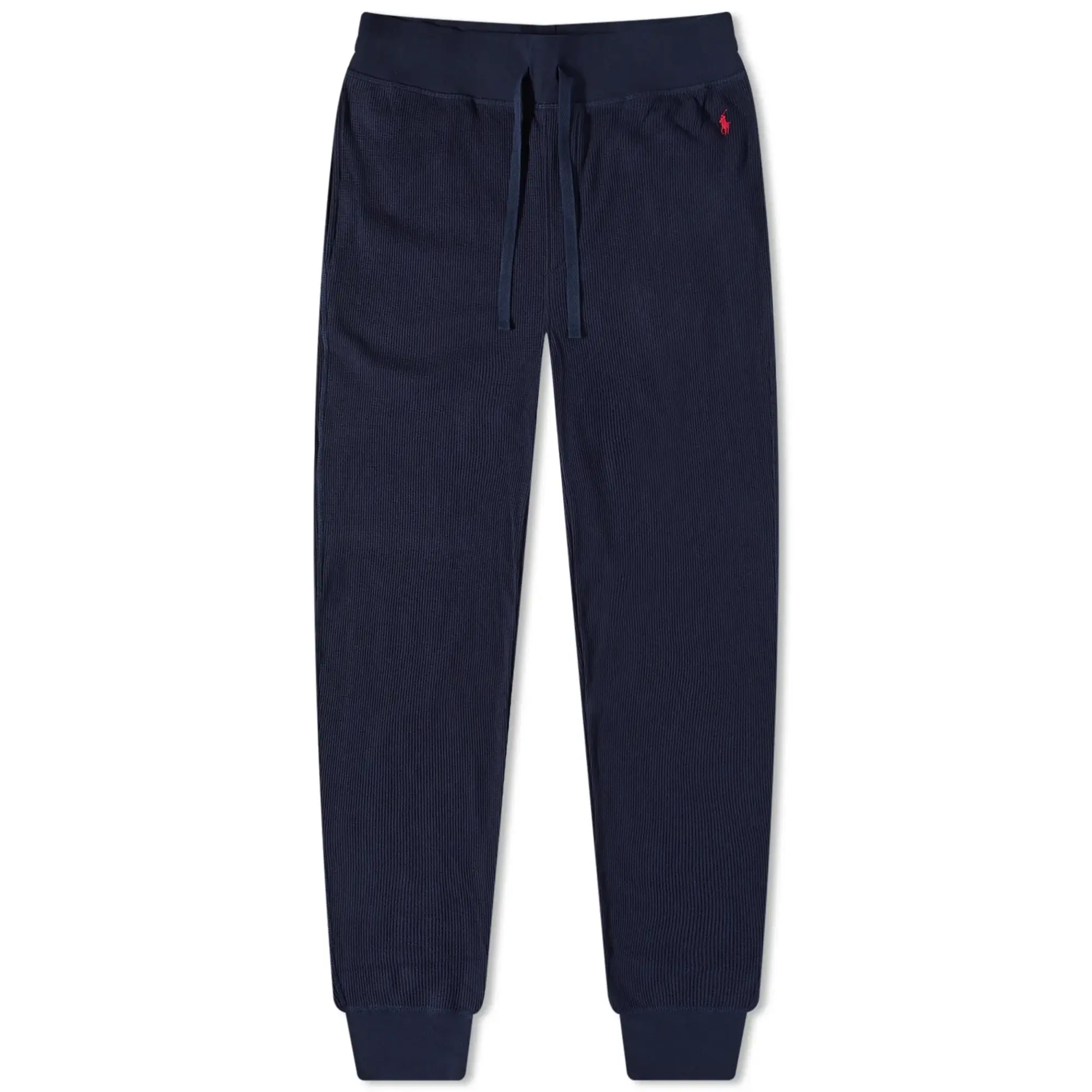 Polo Ralph Lauren Loungewear Waffle Jogger In Navy With Pony Logo