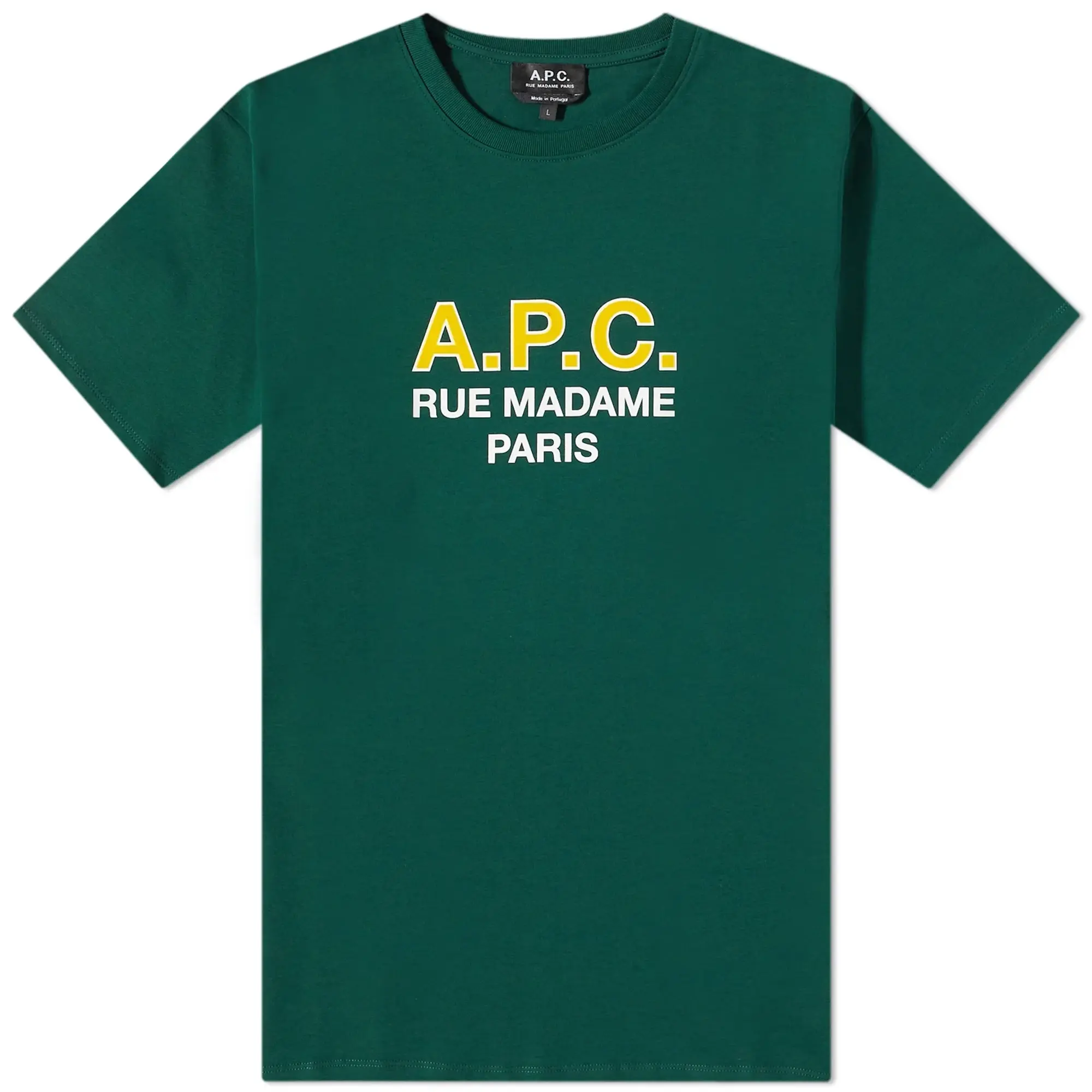 A.P.C. Men's Madame Logo Tee Dark Green