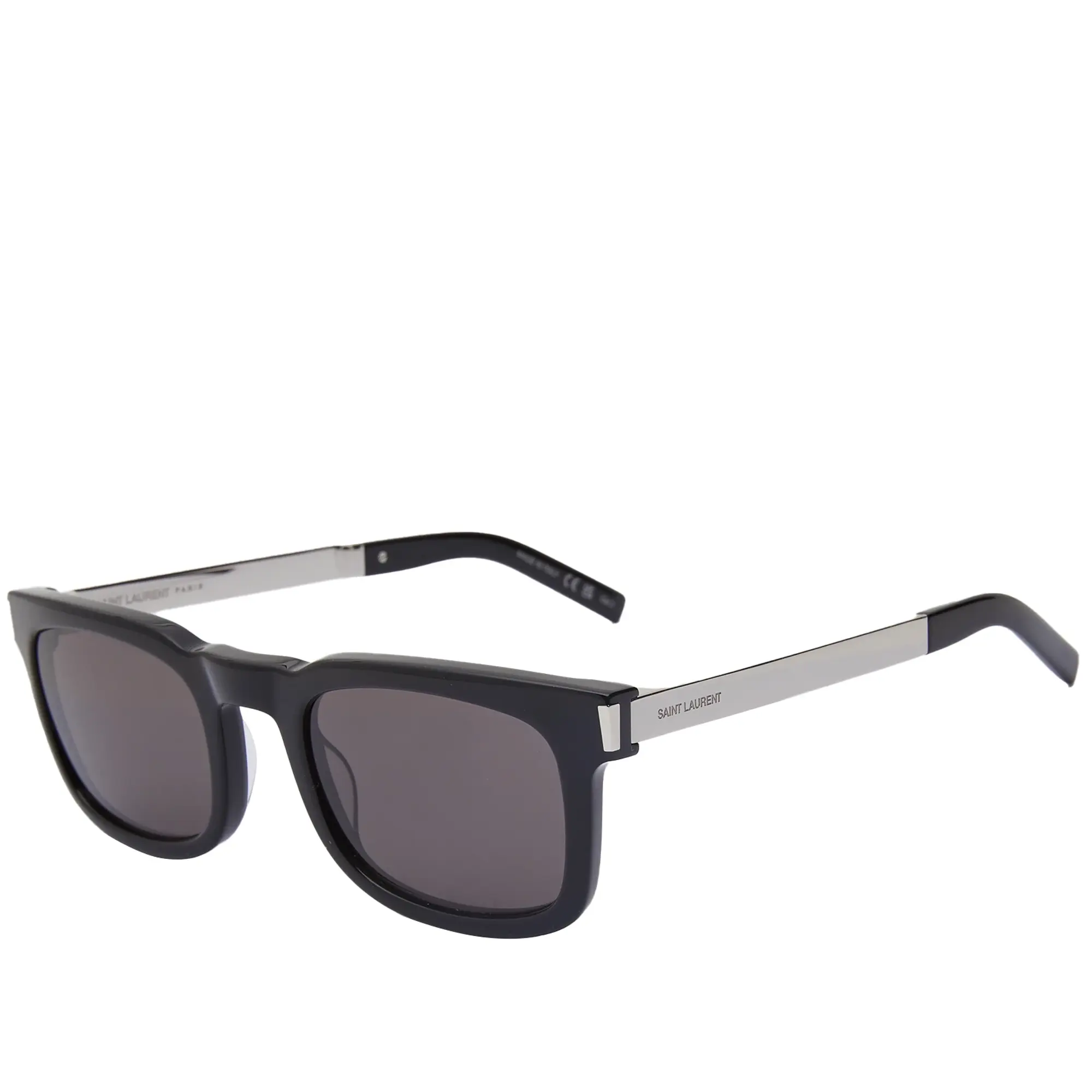 Saint Laurent Sunglasses Saint Laurent SL 581 Sunglasses Black/Silver