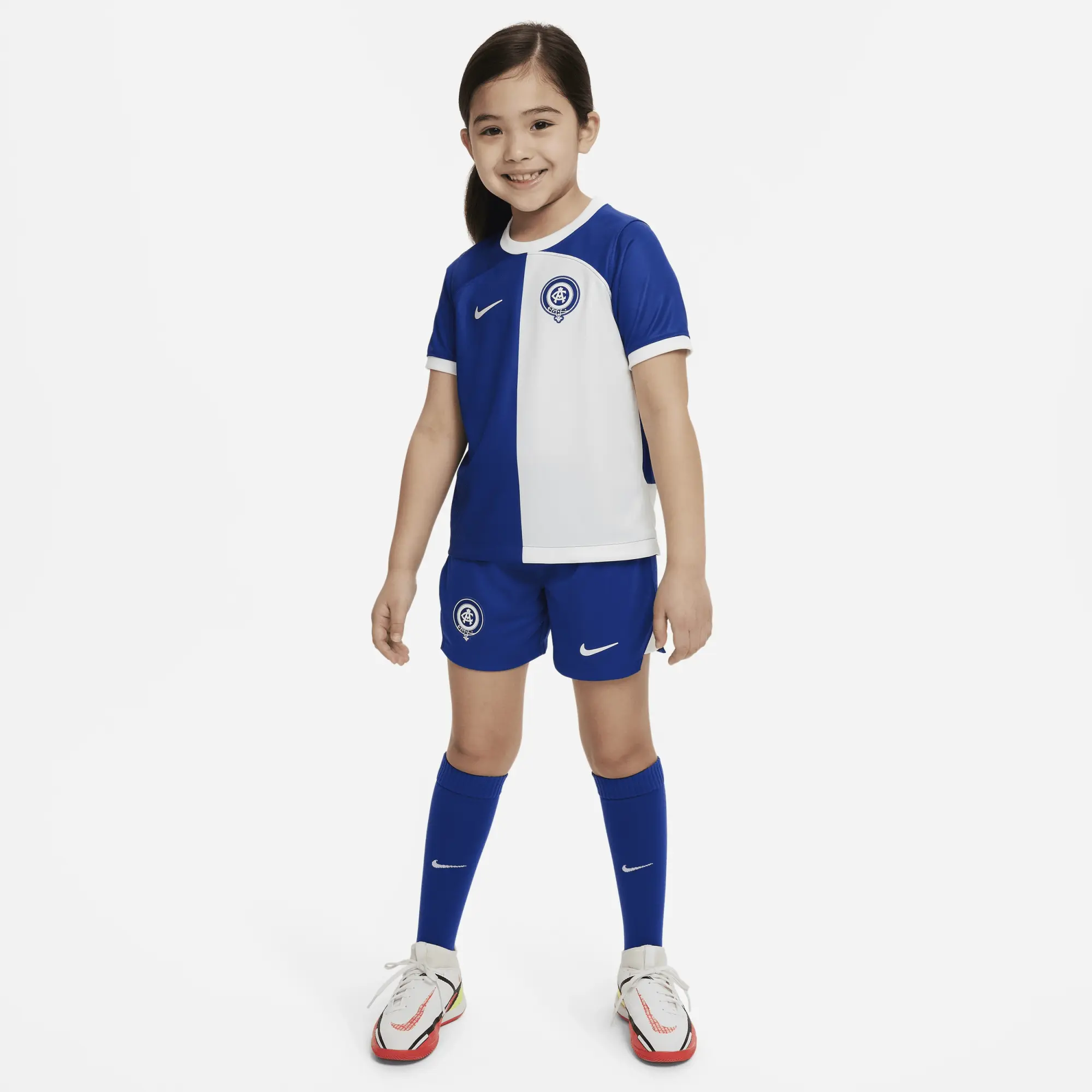 Nike Atlético Madrid Kids SS Away Mini Kit 2023/24