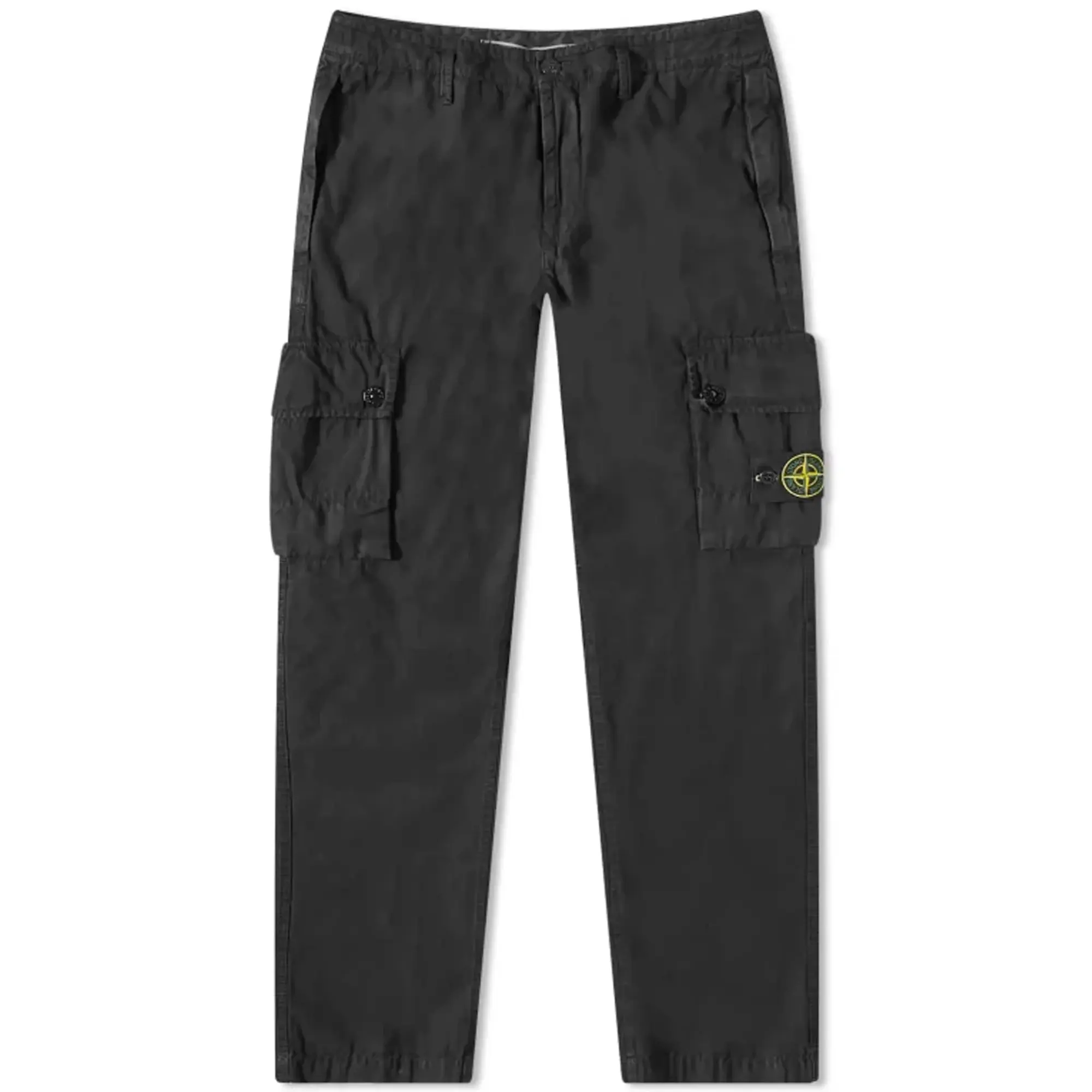 Stone Island Men's Brushed Cotton Canvas Cargo Pant Charcoal