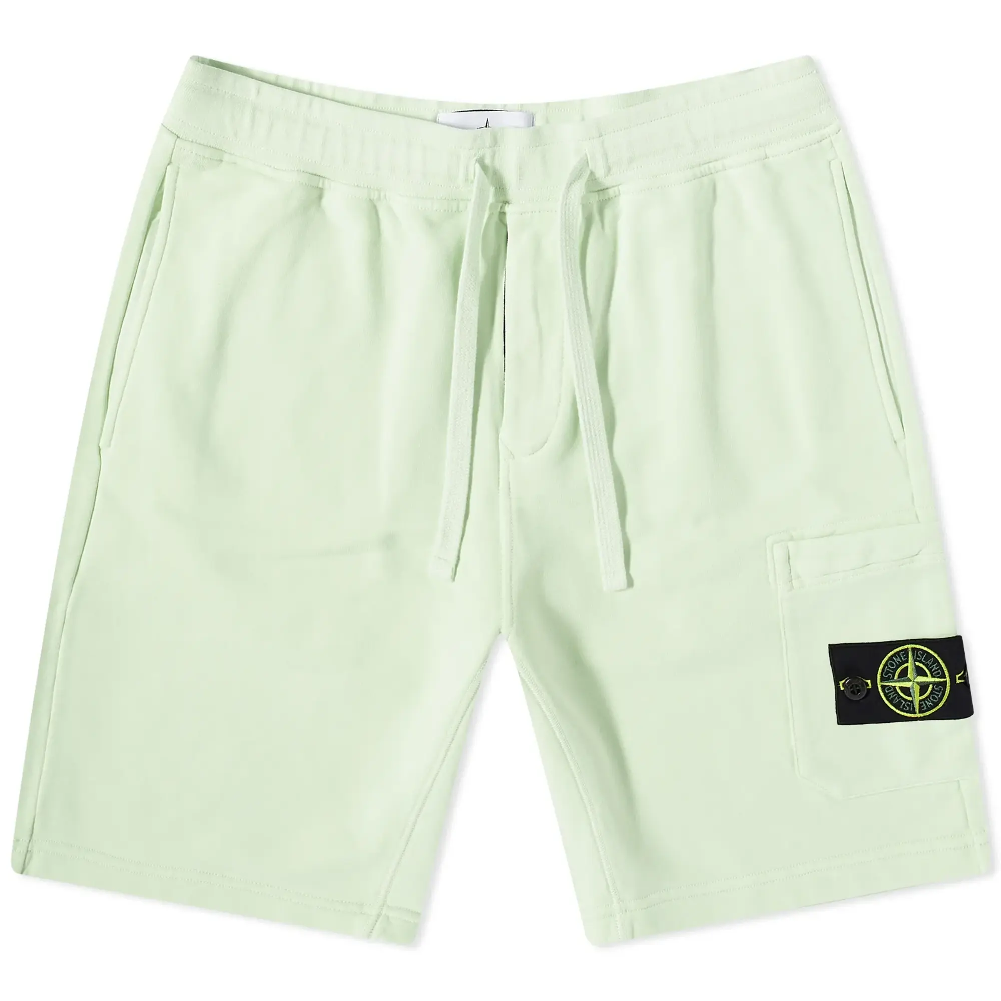Stone Island Men's Garment Dyed Sweat Shorts Light Green