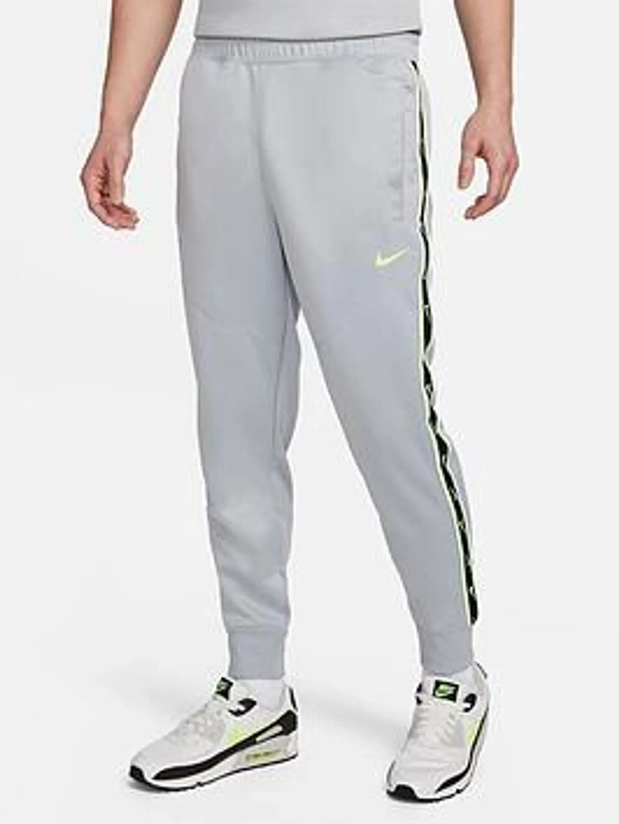 Nike Nsw Repeat Poly Knit Double Crest Zip Jogger - Grey, Grey