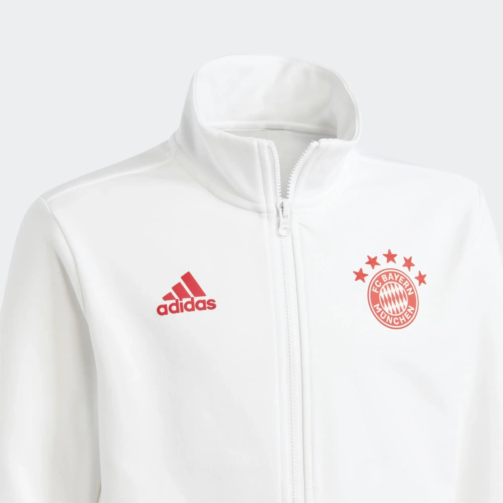 adidas FC Bayern Anthem Jacket Juniors' - White - Kids