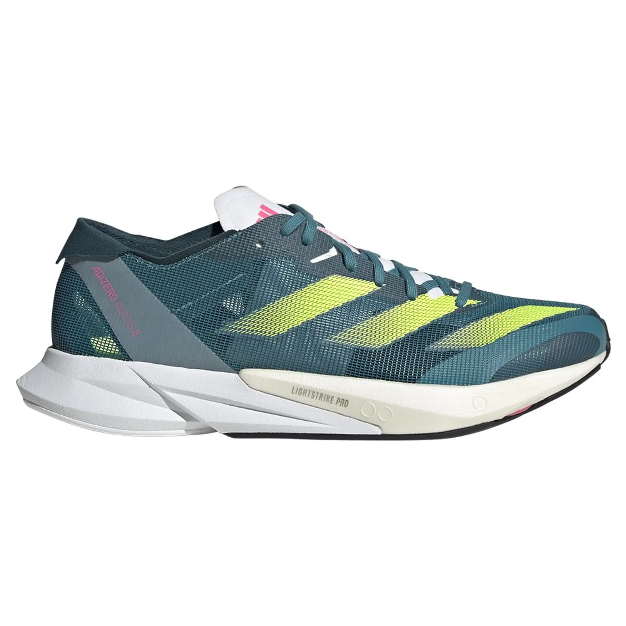 adidas Adizero Adios 8 Competition Running Shoe Women - Red, Lime