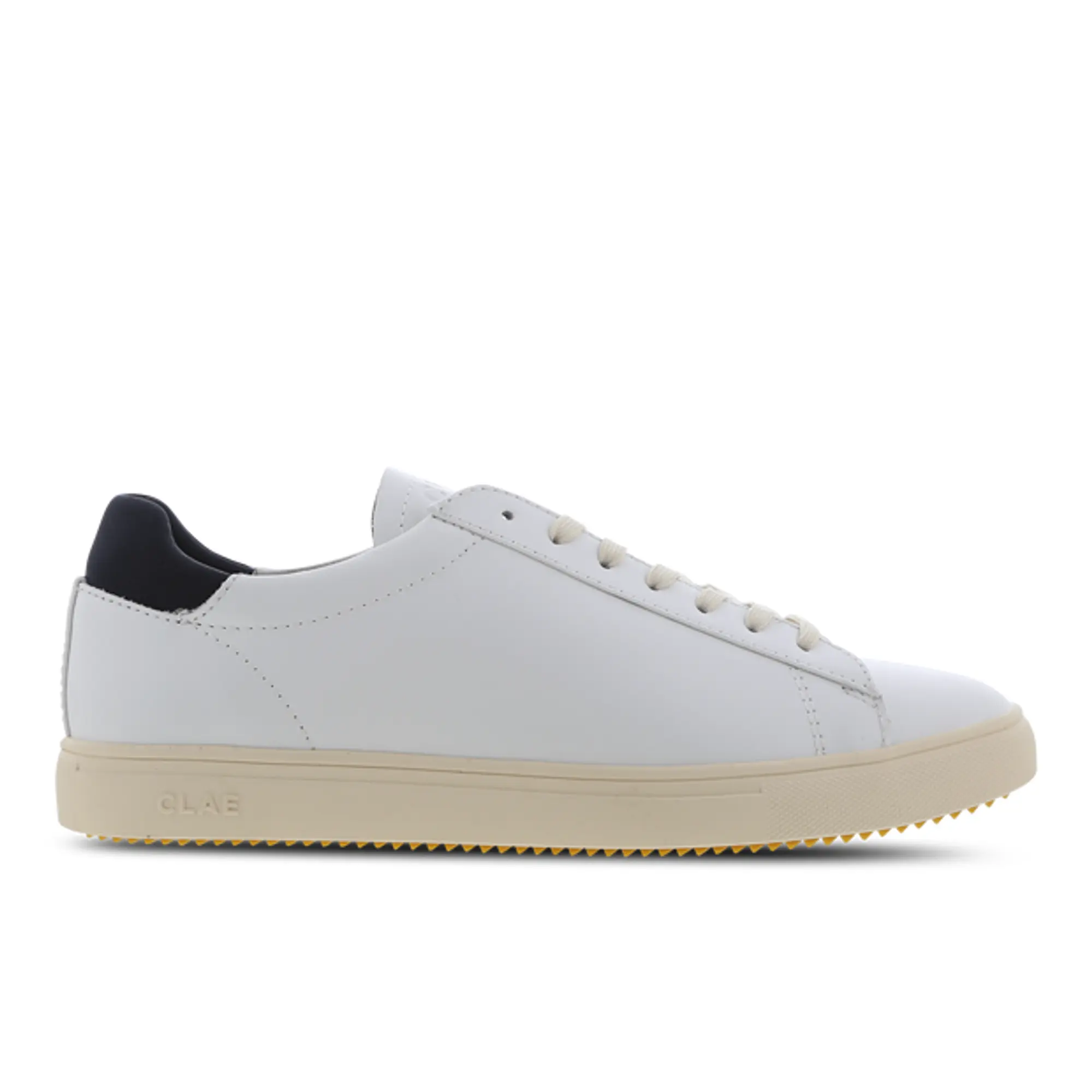 Clae Bradley Low Leather Trainers - White