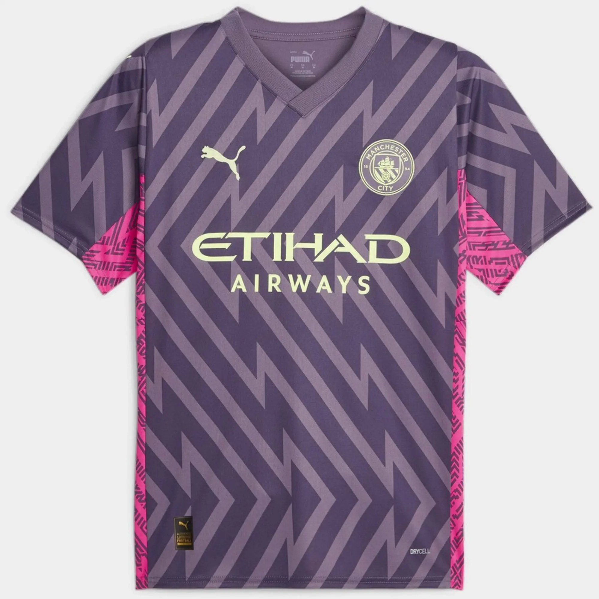 Puma Manchester City Mens LS Goalkeeper Home Shirt 2023/24