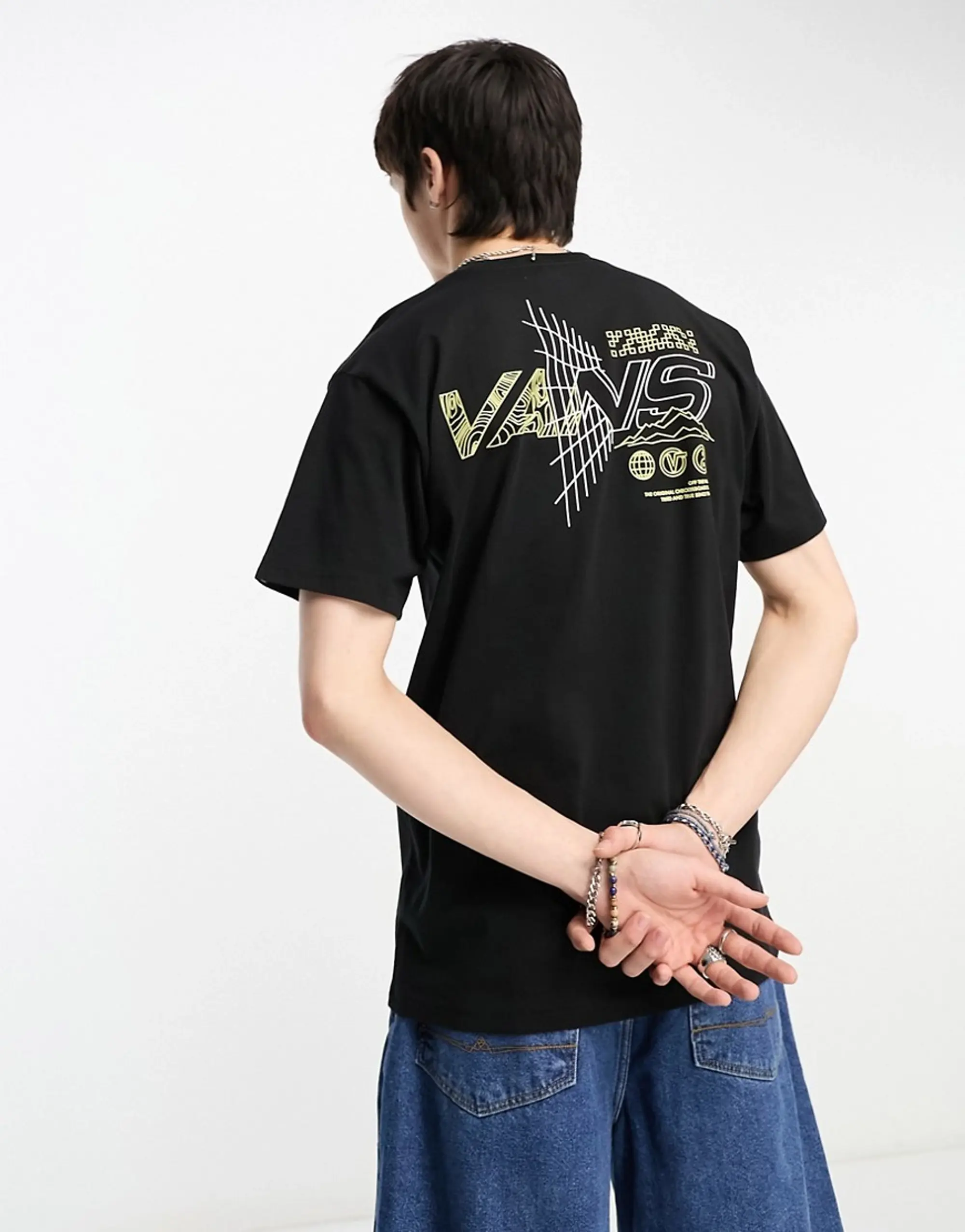 Vans Translation Back Print T-Shirt In Black Utility Pack - Exclusive To Asos