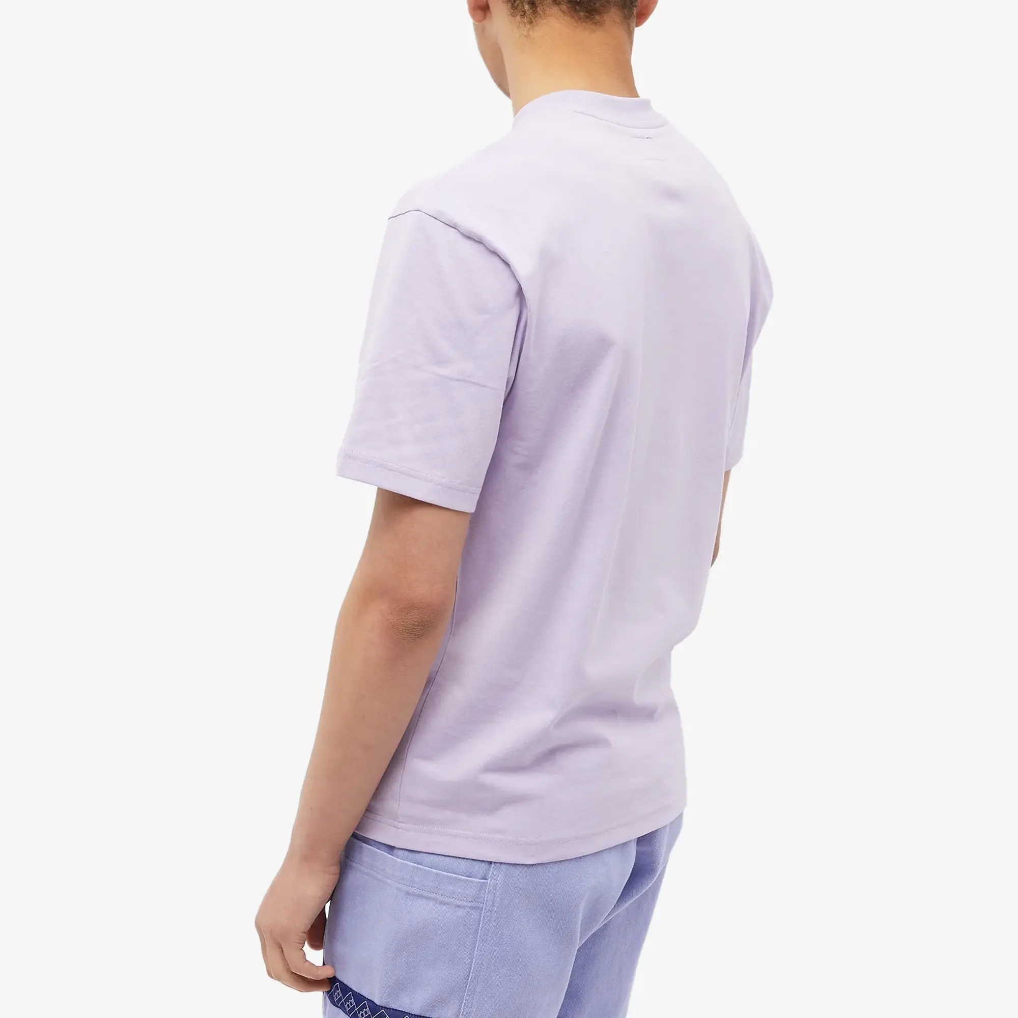 The Trilogy Tapes Men's Block T-Shirt Lavender