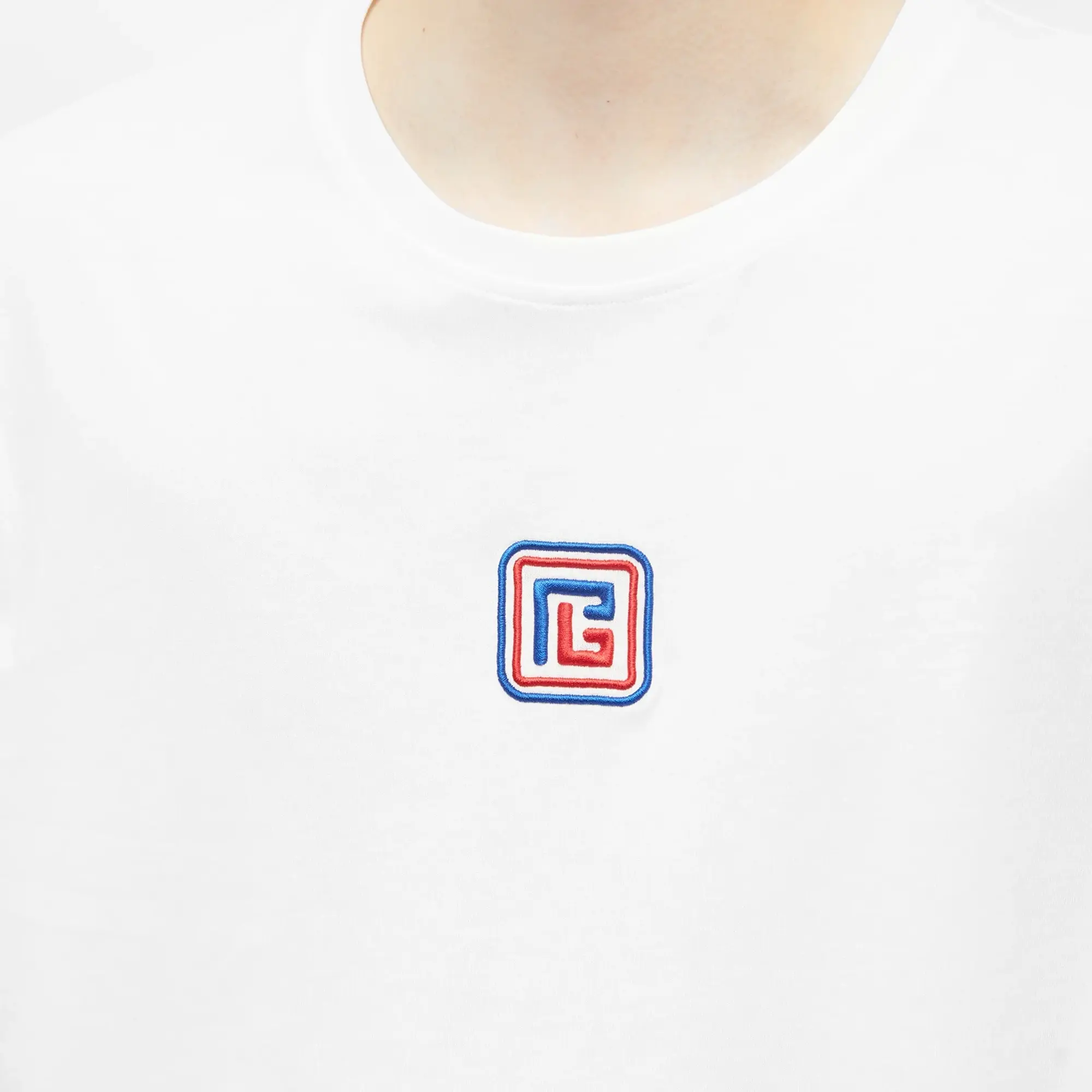 Balmain Men's PB Logo T-Shirt White