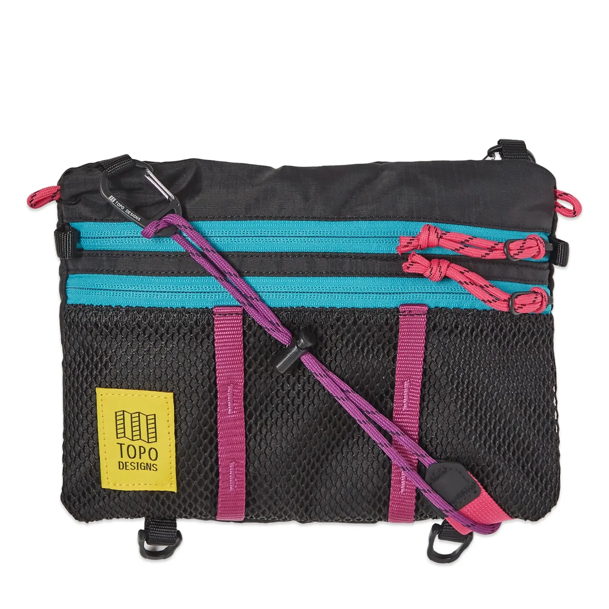 598610 Topo Designs Mountain Accessory Shoulder Bag Black/Grape