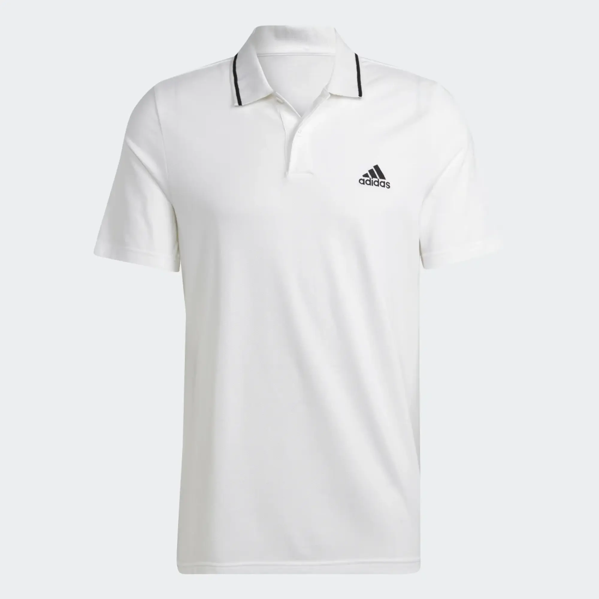 adidas Essentials Piqué Small Logo Polo Shirt - White