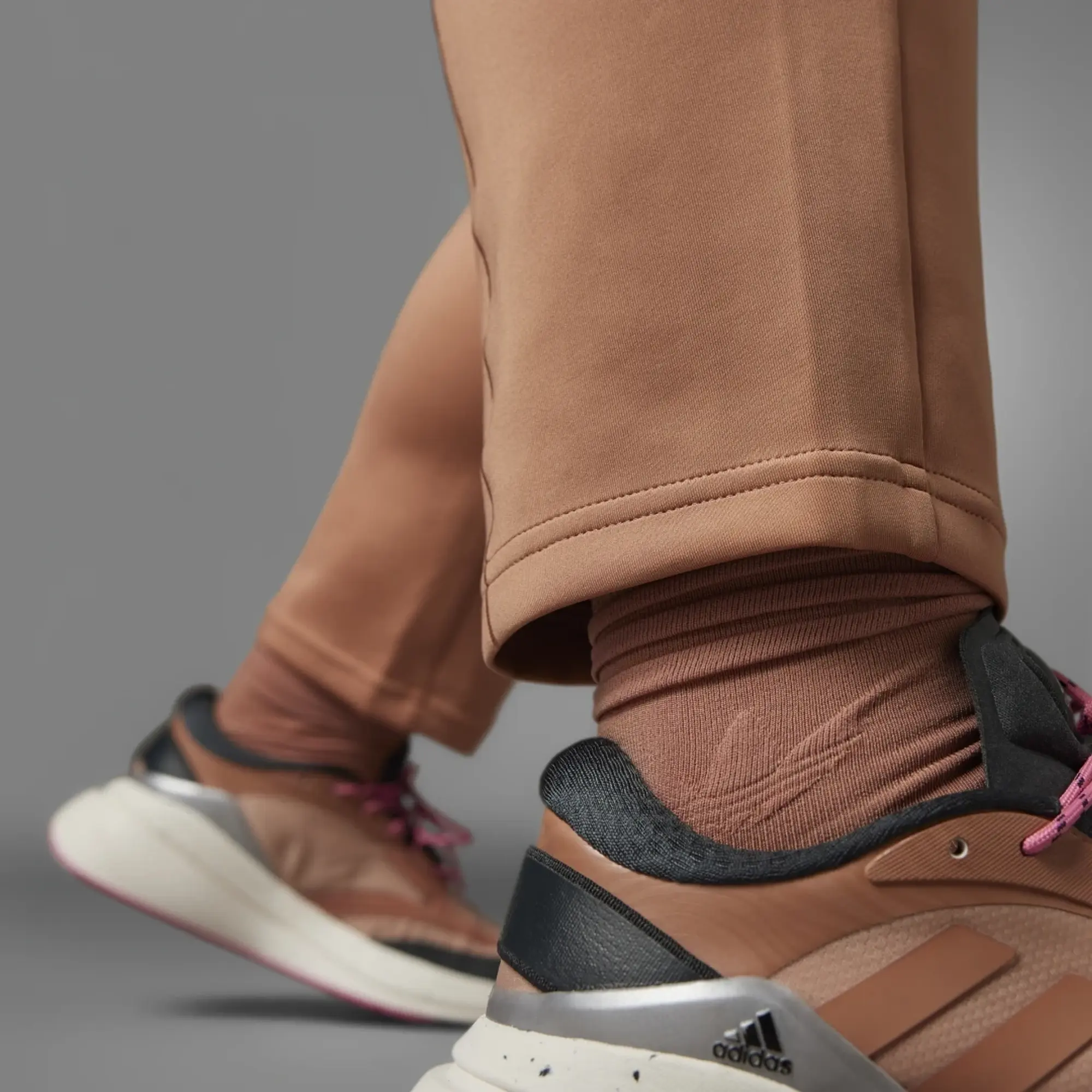 adidas Collective Power Extra Slim Tracksuit Bottoms (Plus Size) - Clay Strata