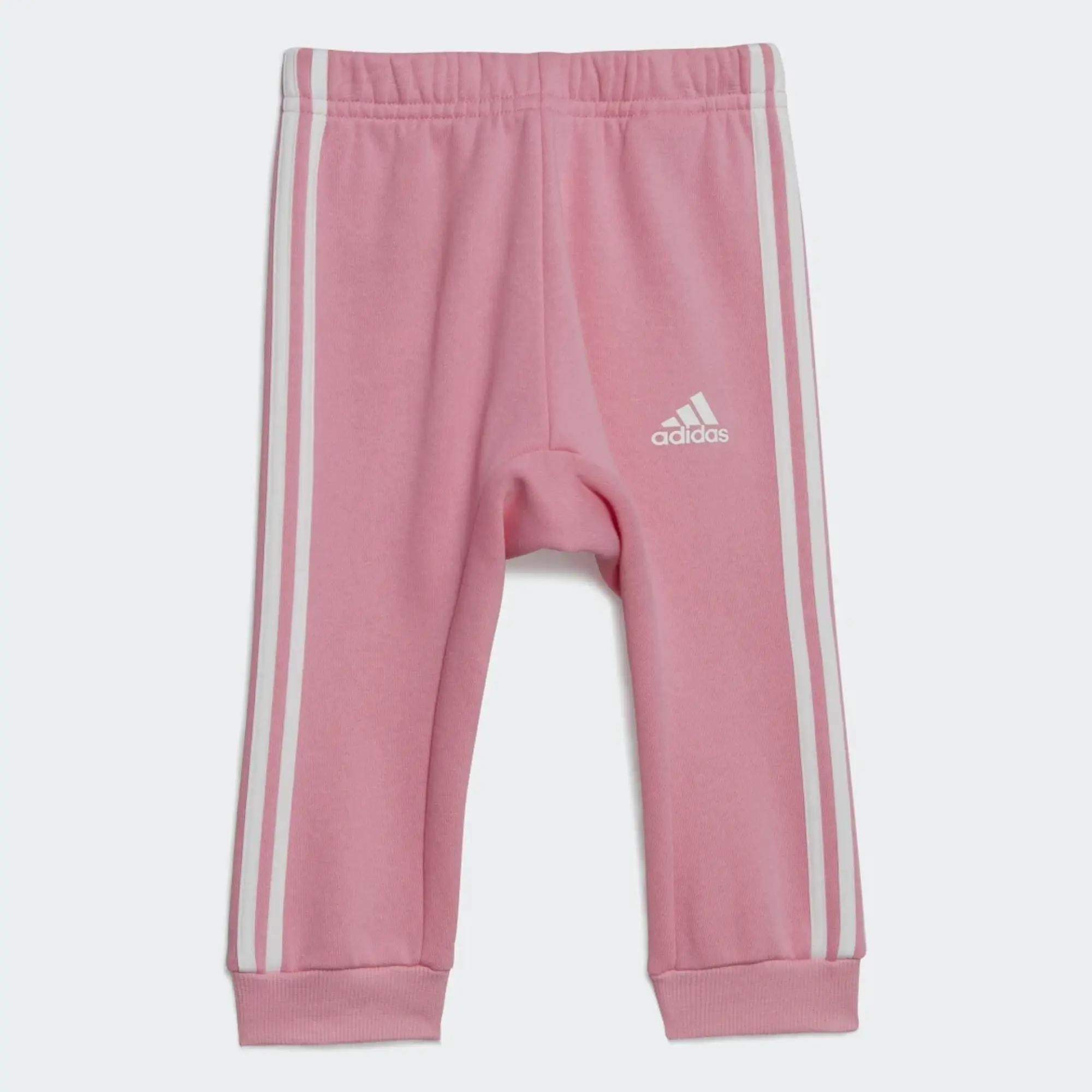 adidas Sportswear Infants Badge Of Sport Crew & Jog Pant Set - Pink, Pink