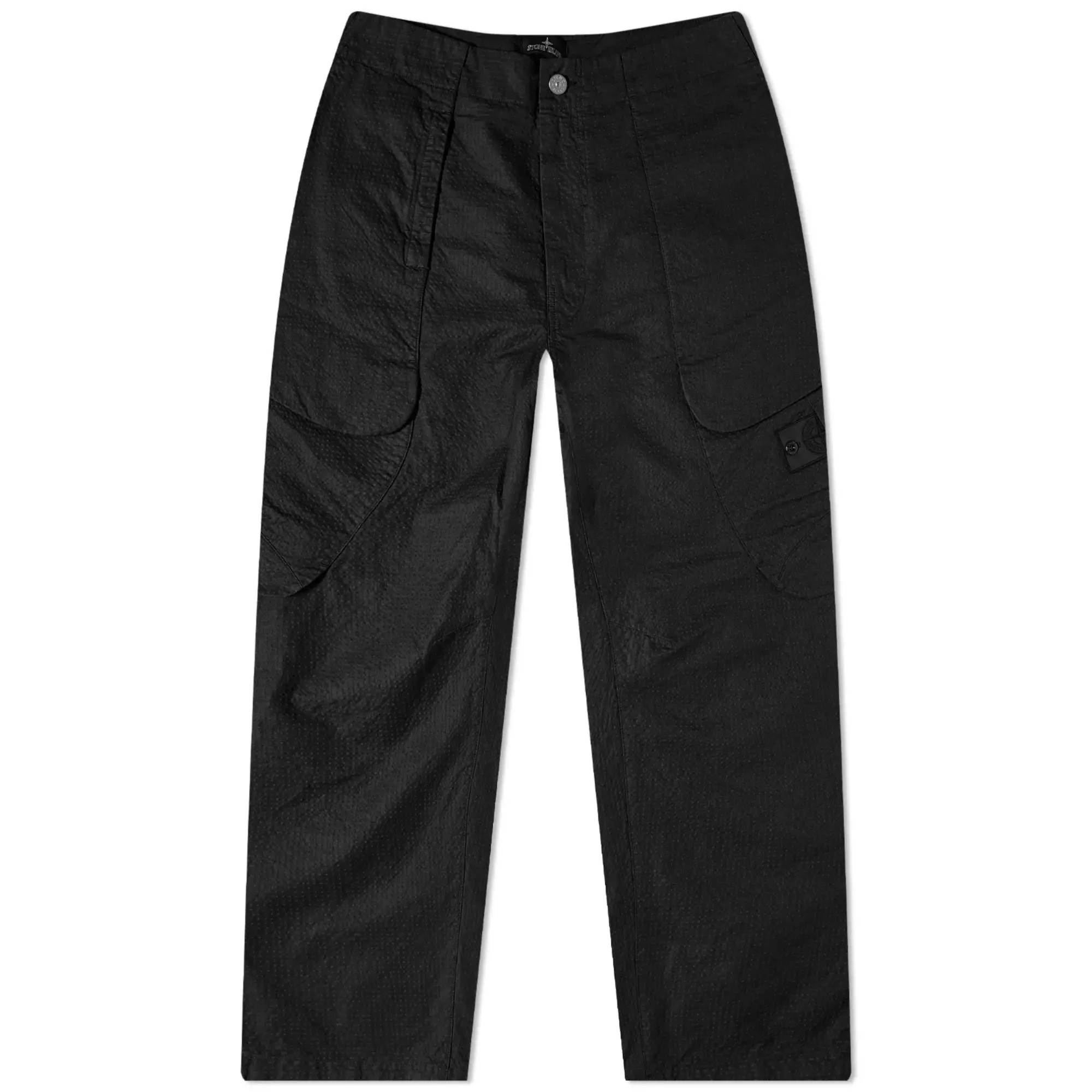 Stone Island Shadow Project Men's Wide Cargo Pant Black