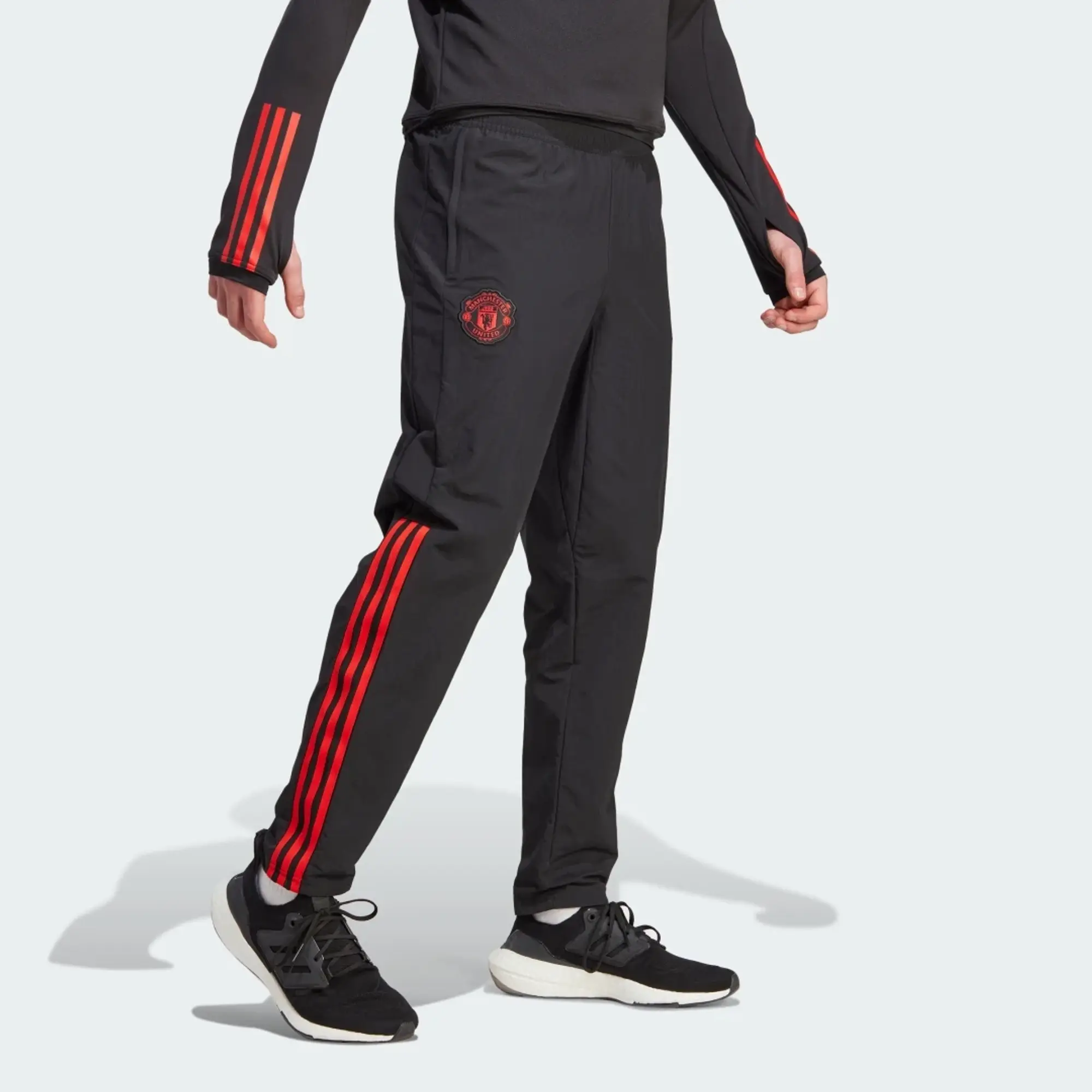 adidas 2023-2024 Man Utd Presentation Pants (Black)