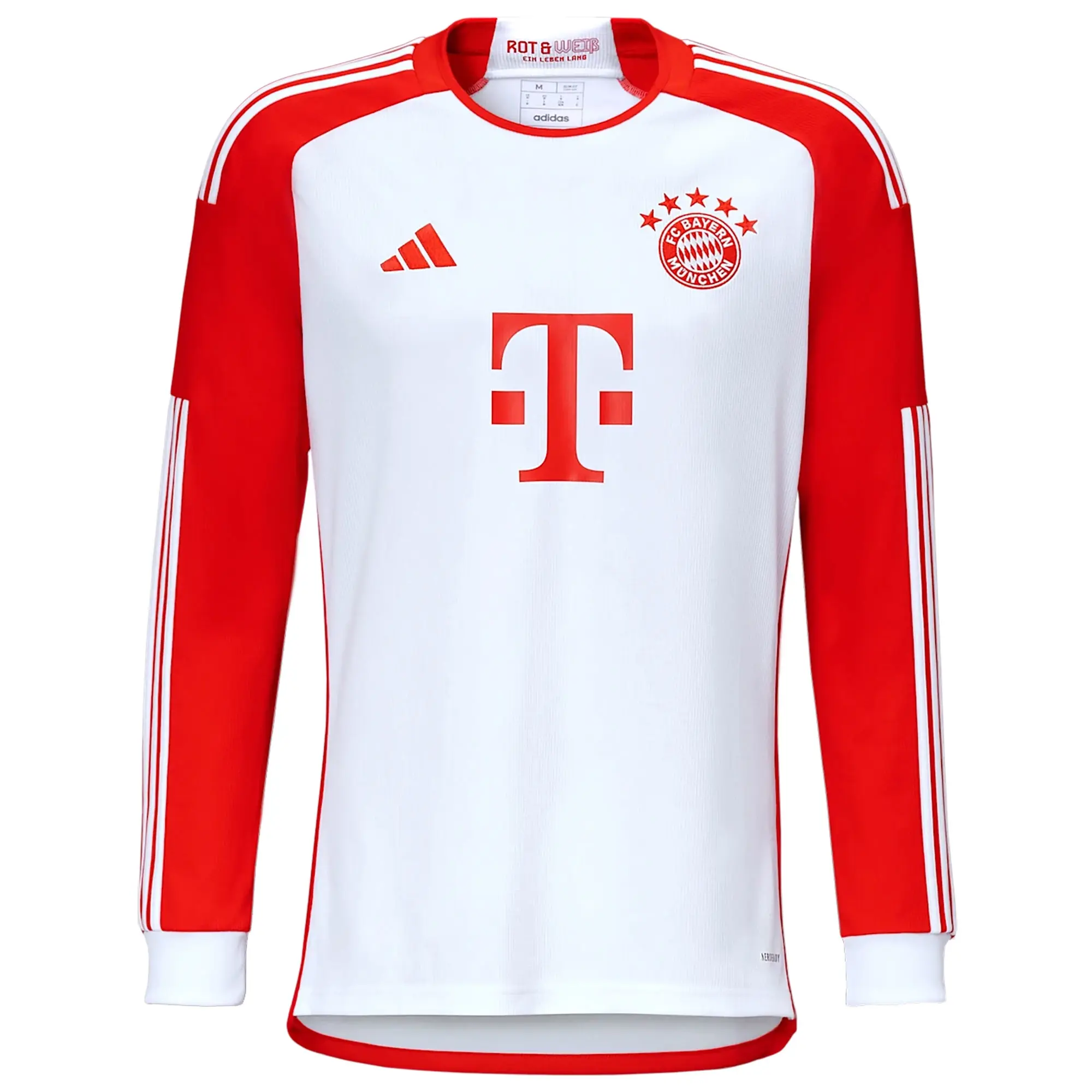 adidas Bayern Munich Mens LS Home Shirt 2023/24