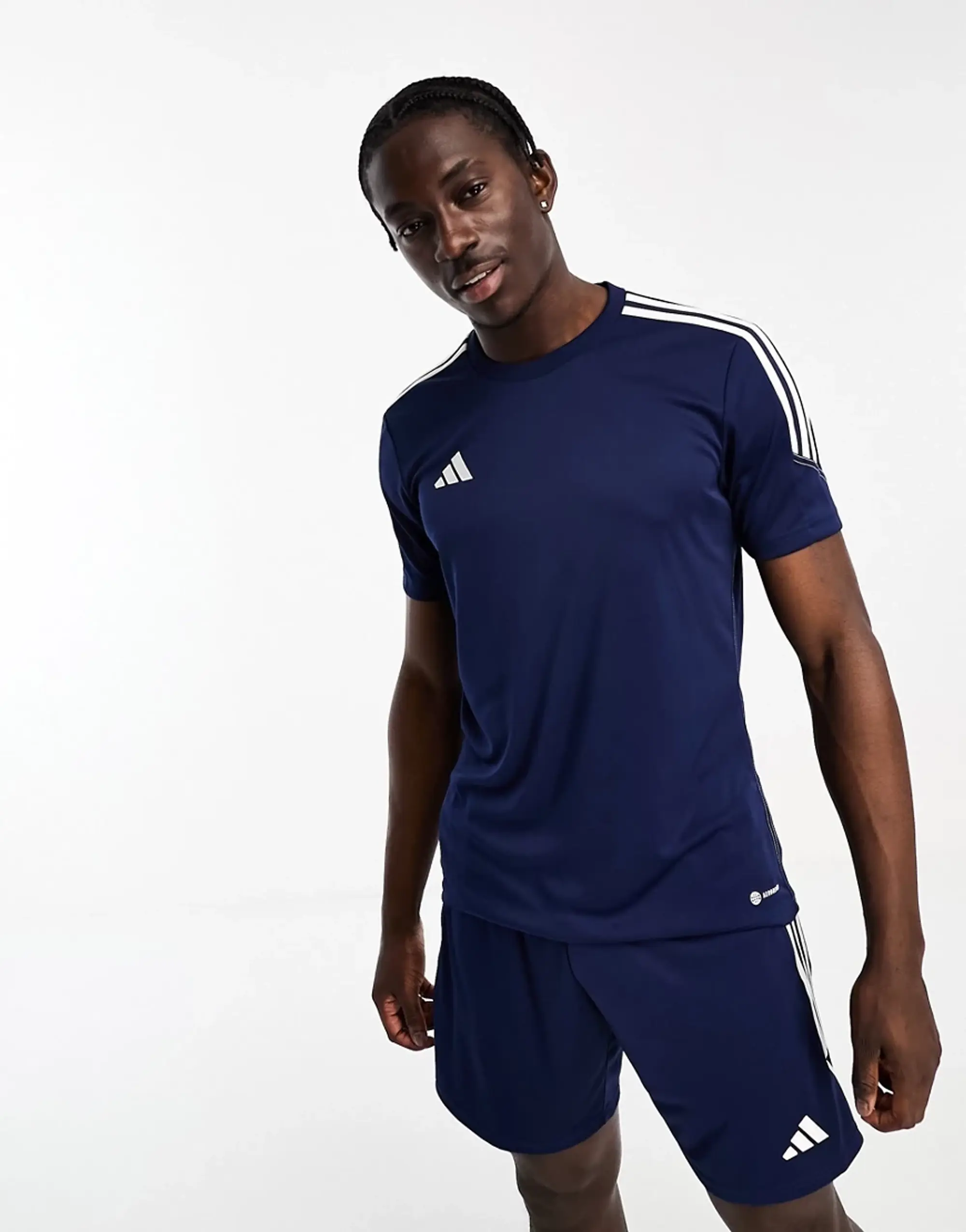 Adidas Football Tiro Shorts In Navy