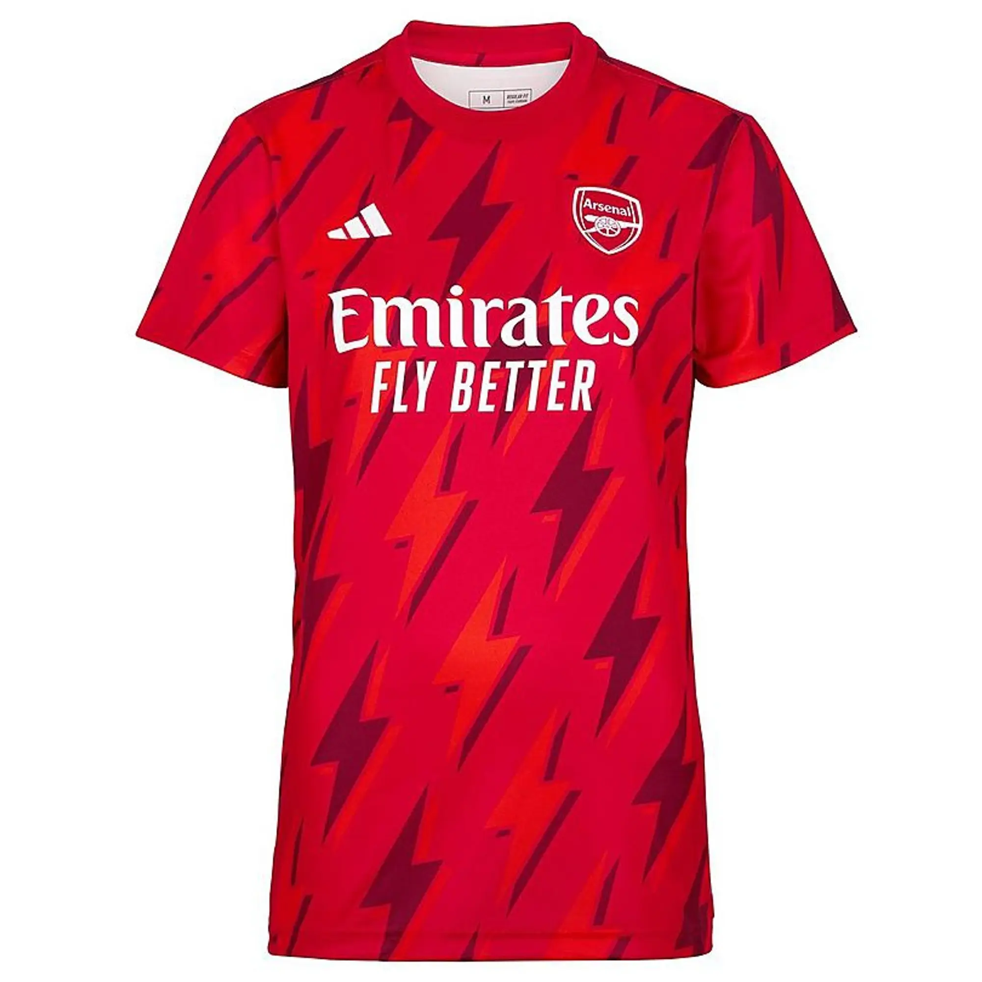 adidas Arsenal Womens SS Pre-Match Home Shirt 2023/24