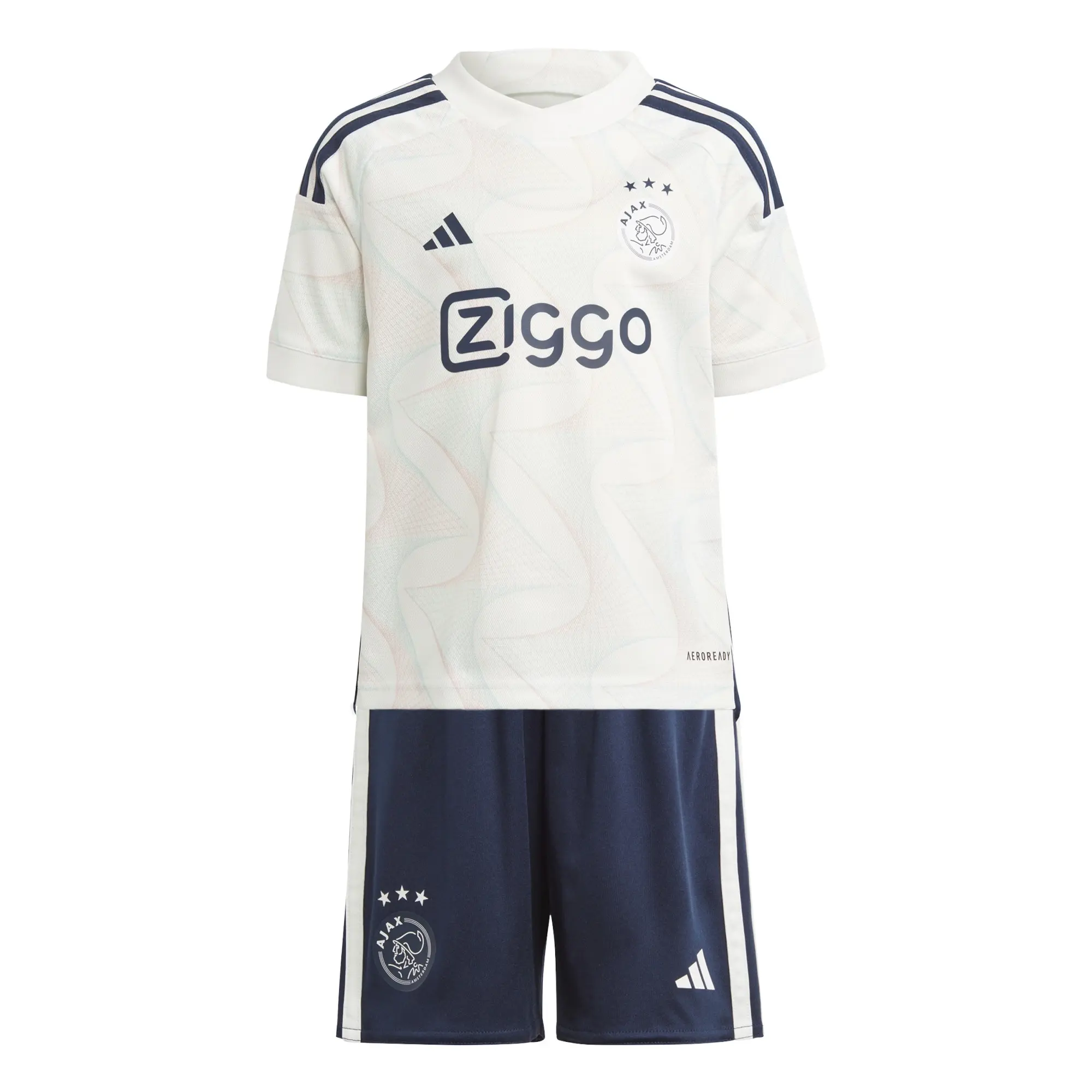 adidas Ajax Mens SS Away Mini Kit 2023/24
