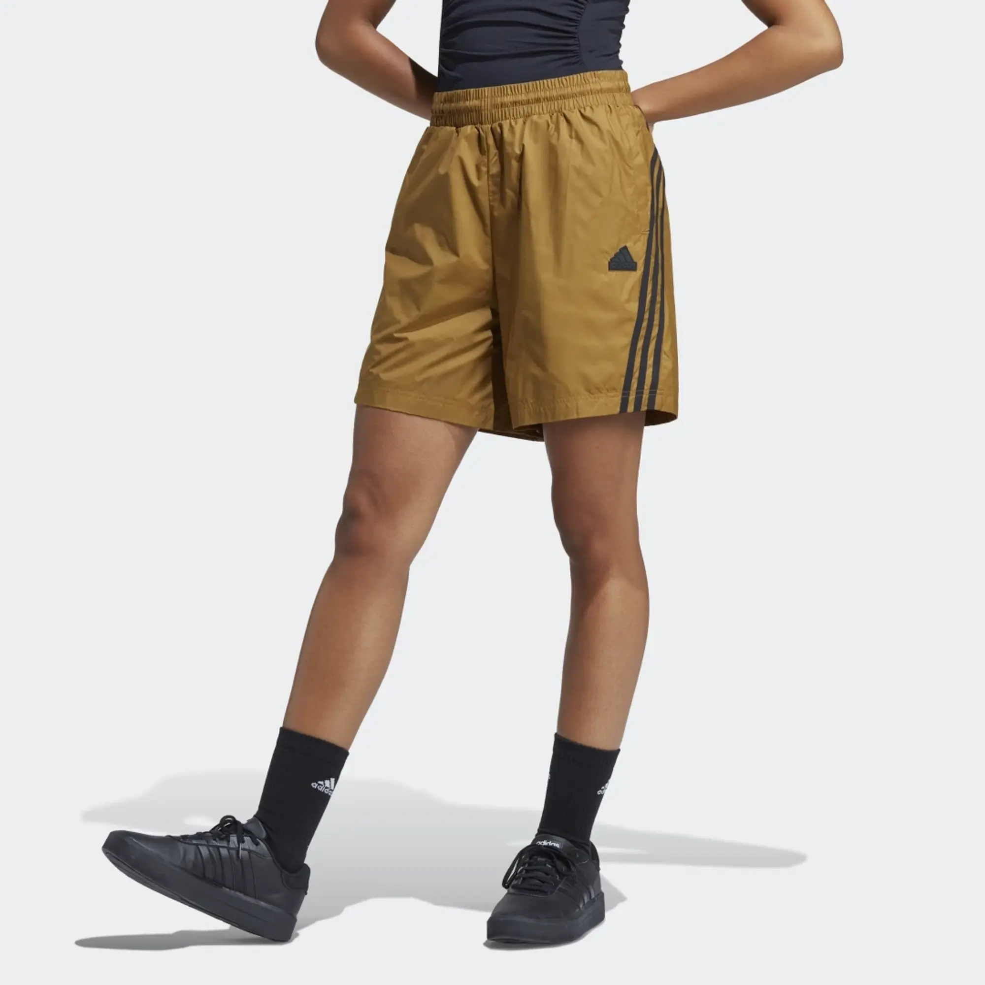 adidas Future Icons Woven Shorts - Bronze Strata