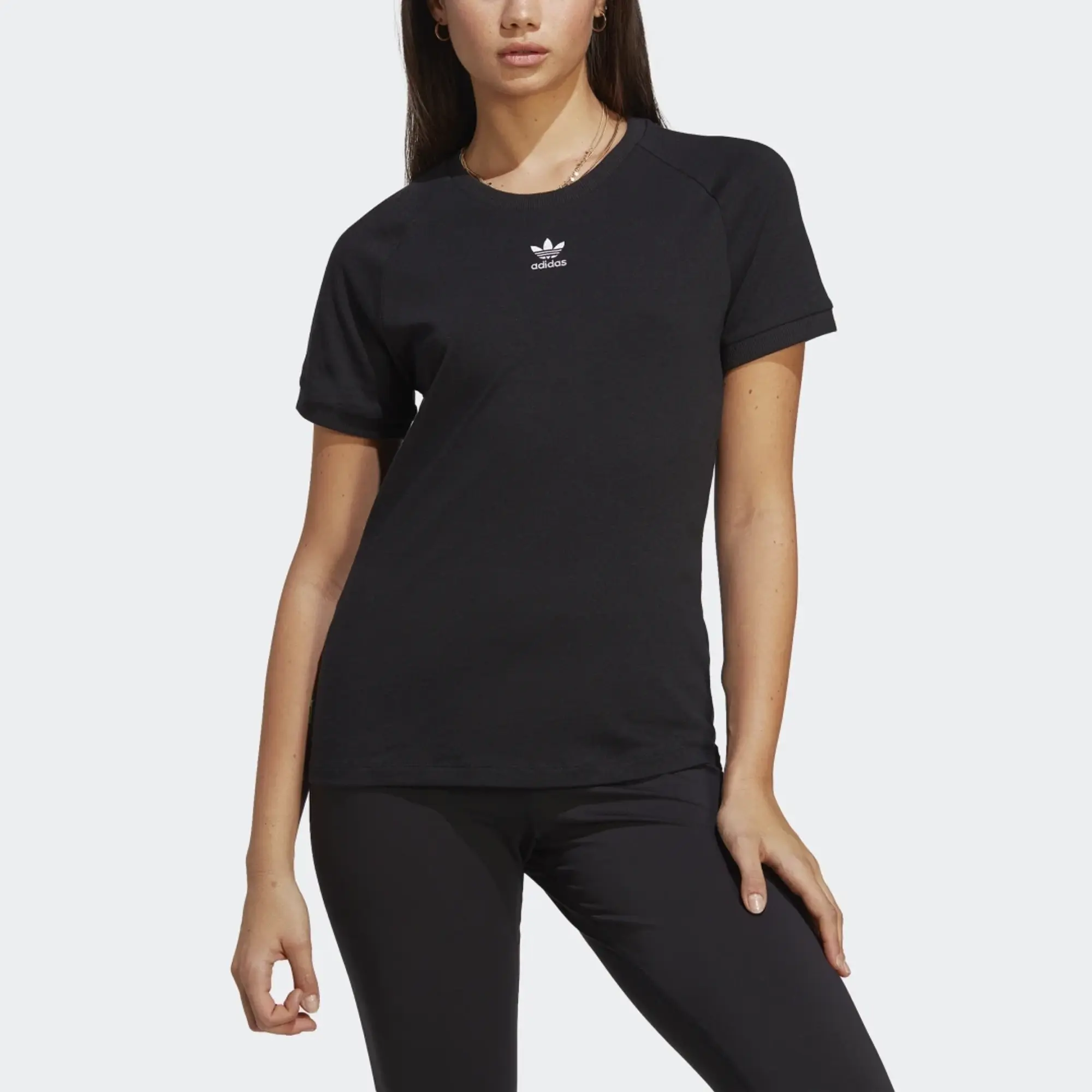 adidas Essentials+ Made with Hemp T-Shirt - Black | HA4395 | Sport-T-Shirts