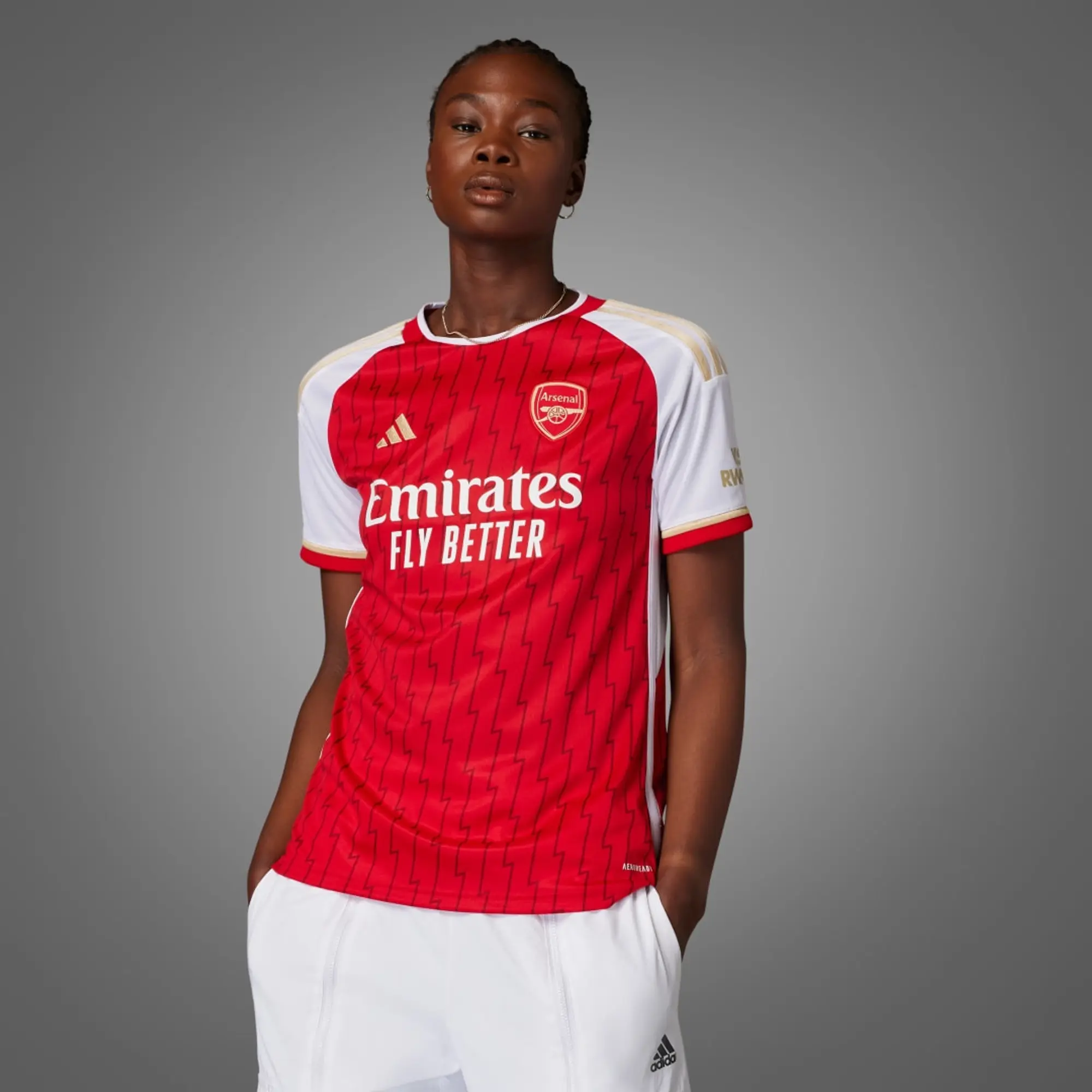 adidas Arsenal Womens SS Home Shirt 2023/24