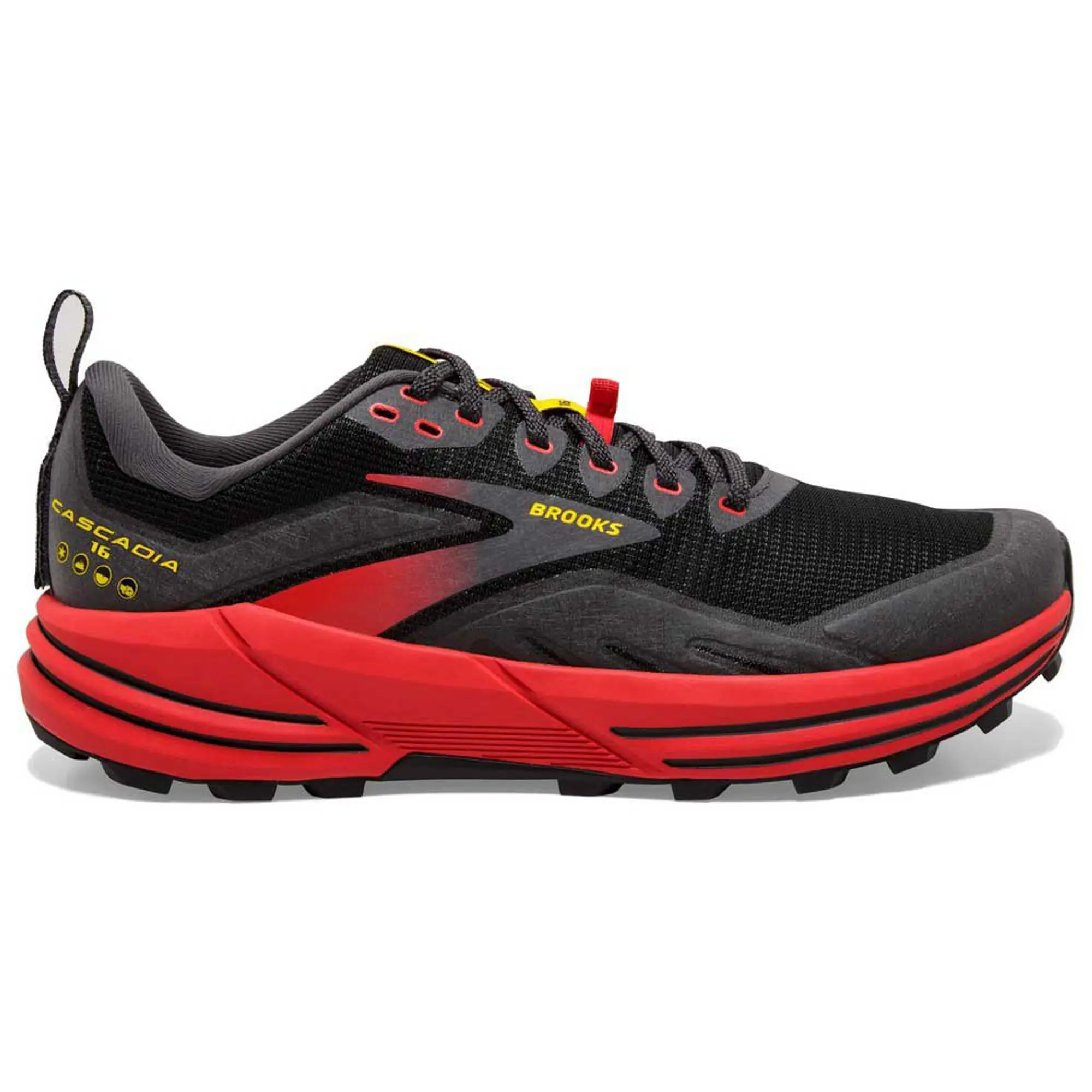 Brooks Cascadia 16 Trail Running Shoes  - Black