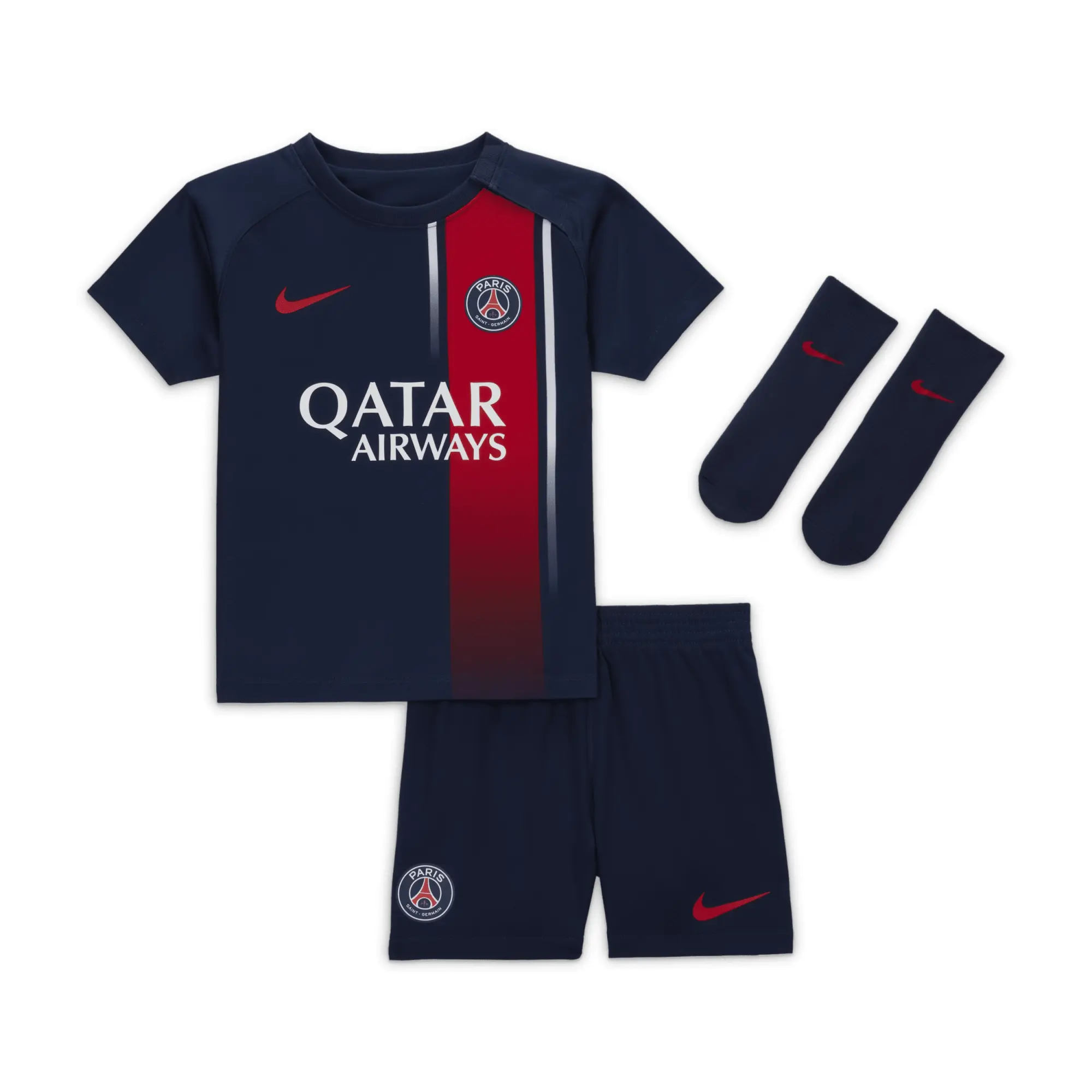 Nike Paris Saint Germain Baby SS Home Mini Kit 2023/24
