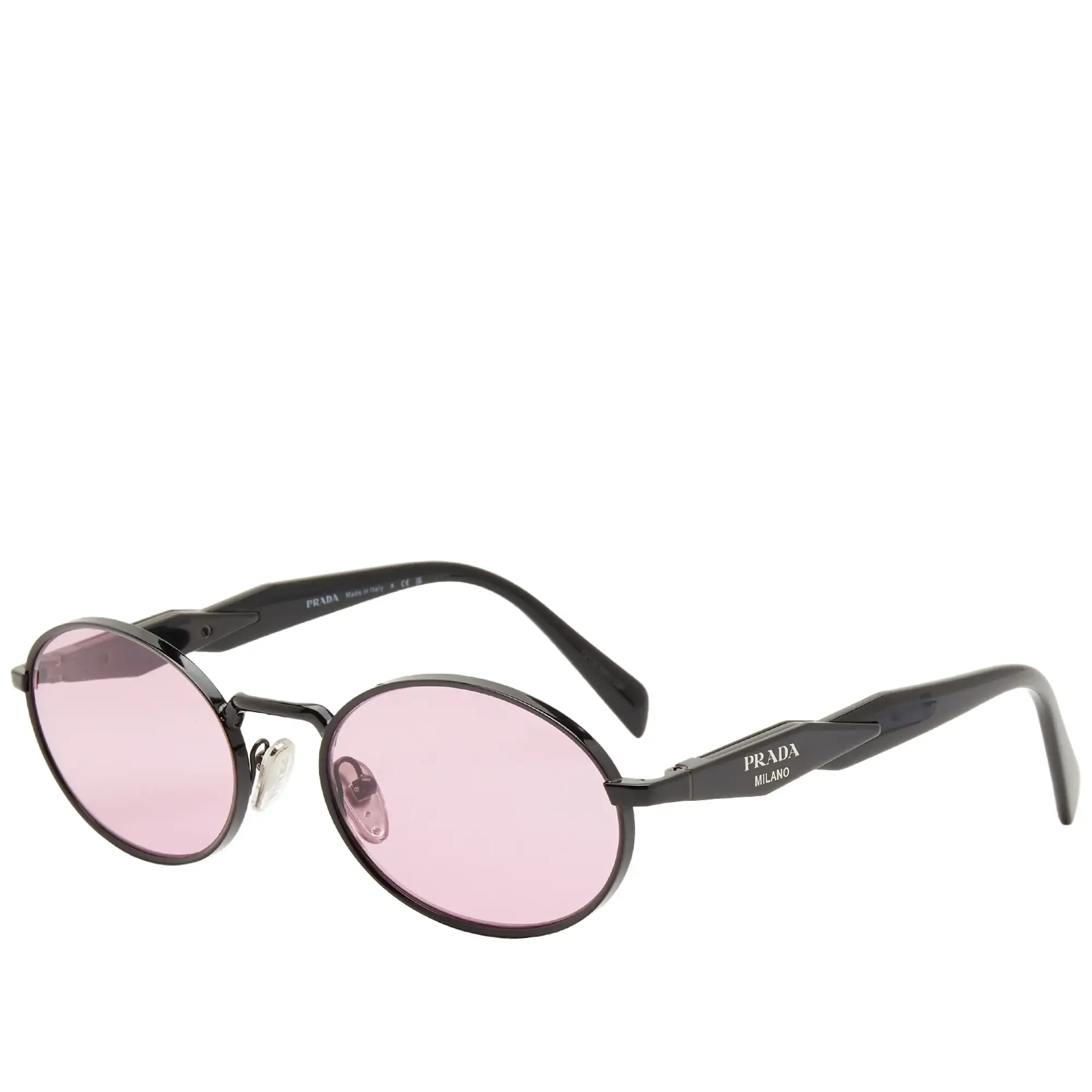 Prada Eyewear Women's PR 65ZS Sunglasses Black/Pink
