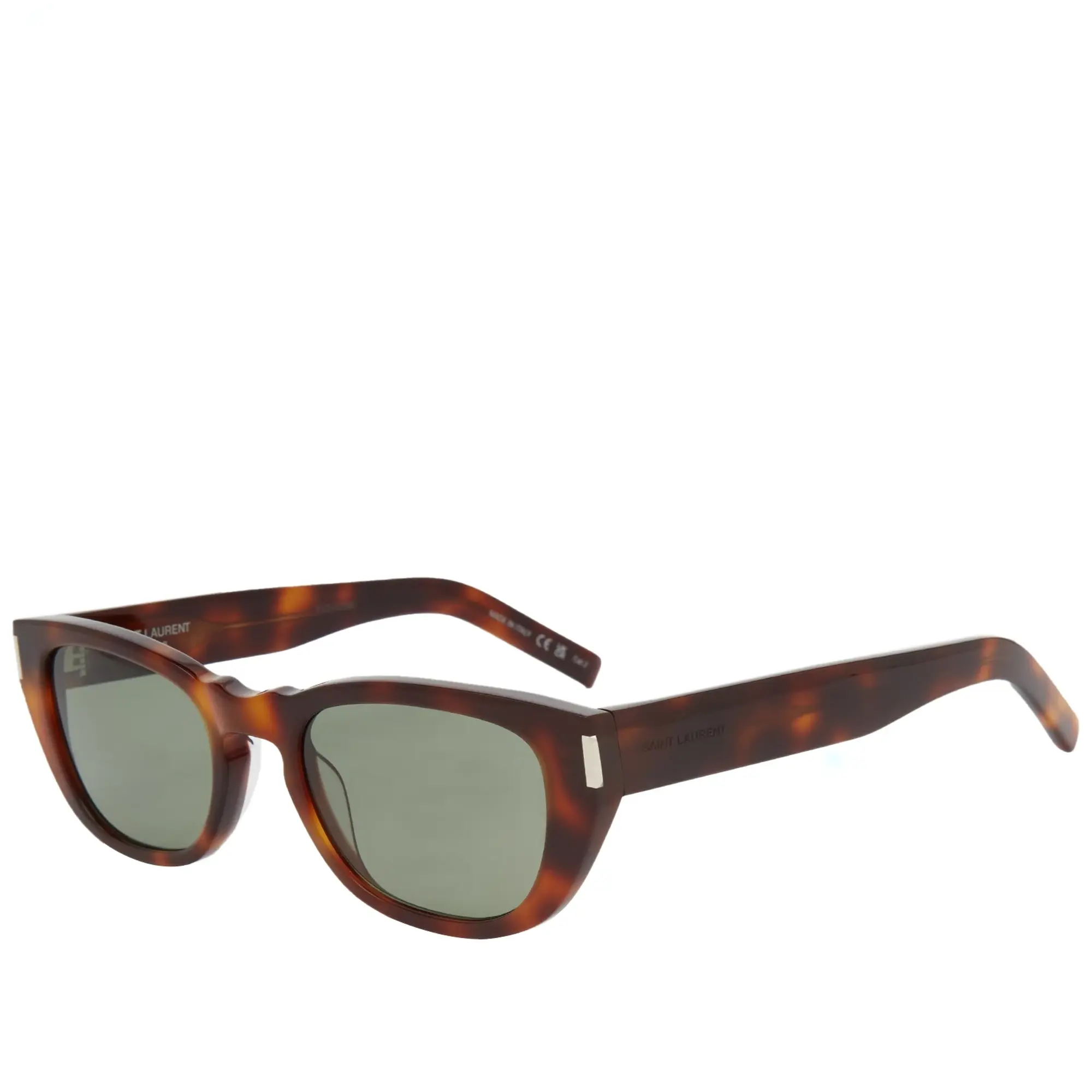 Saint Laurent Men's SL 601 Sunglasses Havana/Green