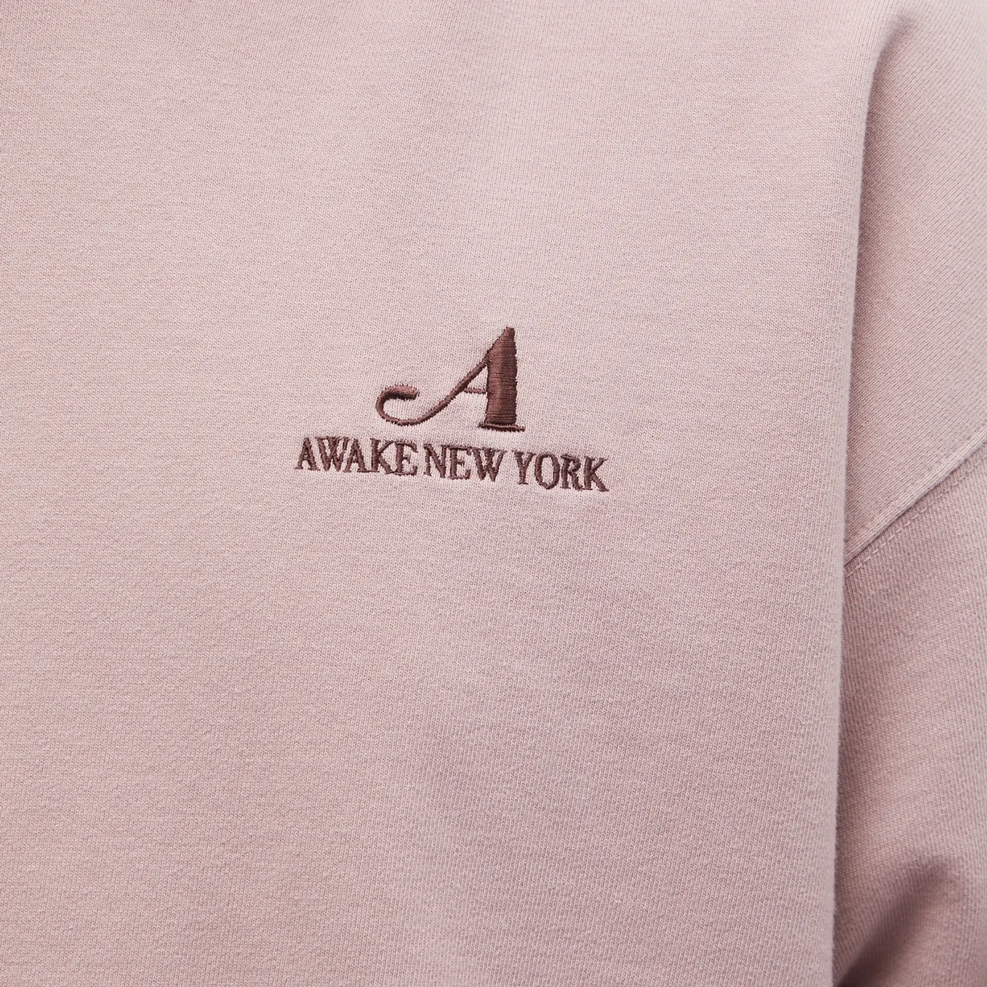 Awake NY Men's Logo Hoodie Pale Mauve
