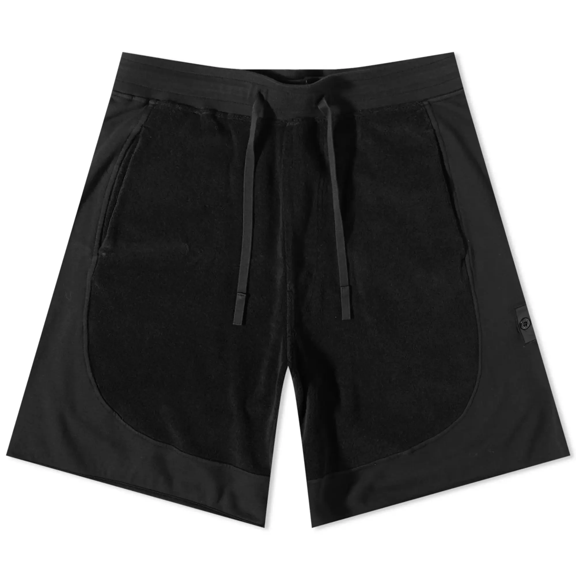 Stone Island Shadow Project Men's Cotton Terry Sweat Shorts Black