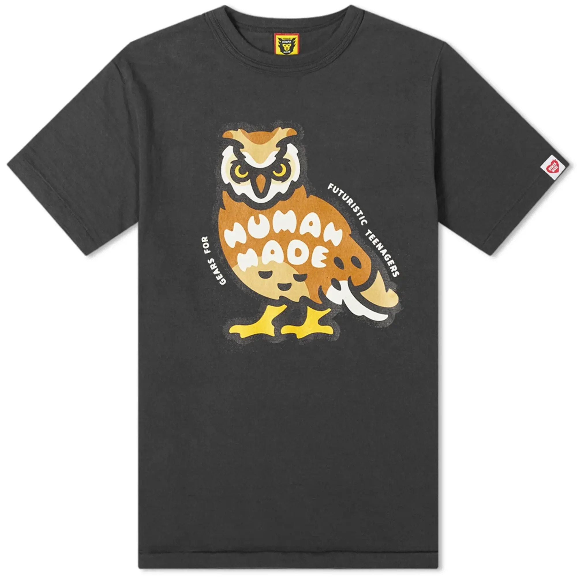 Human Made Men's Owl T-Shirt Black