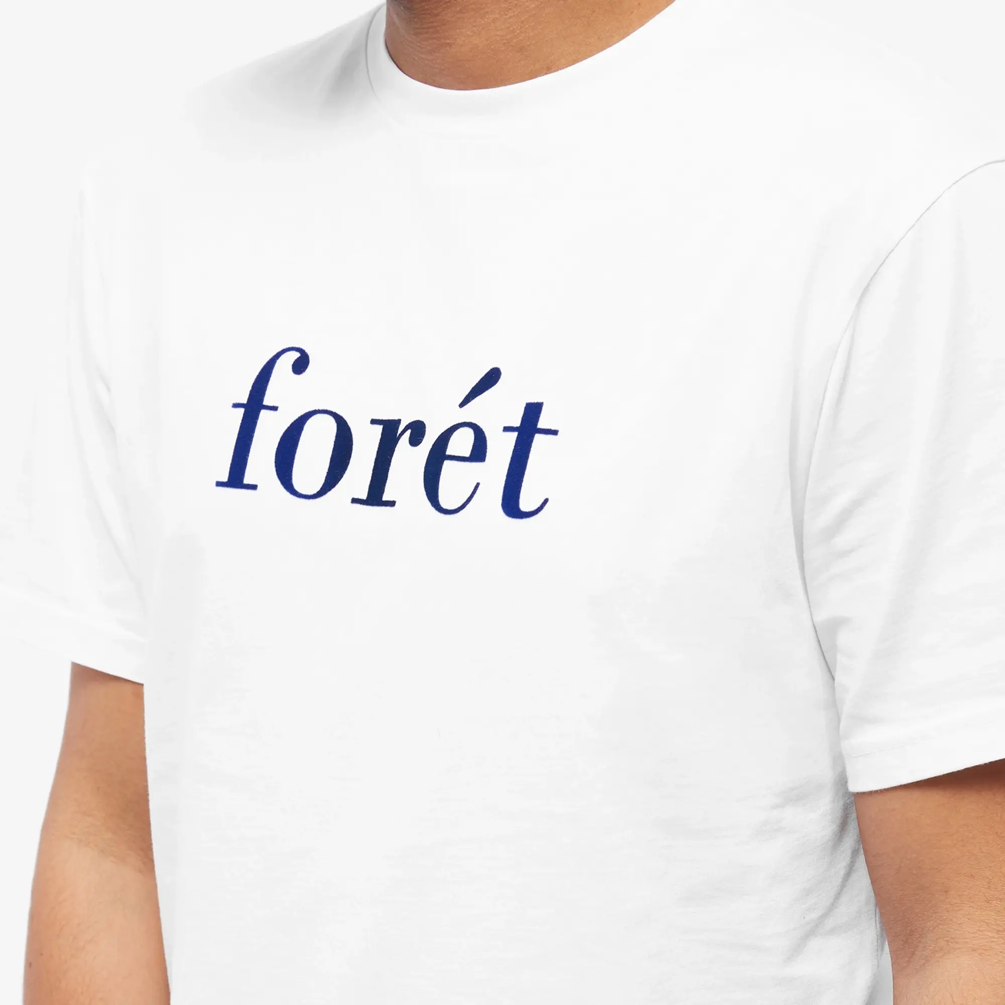Foret Men's Resin Multi T-Shirt White/Blue
