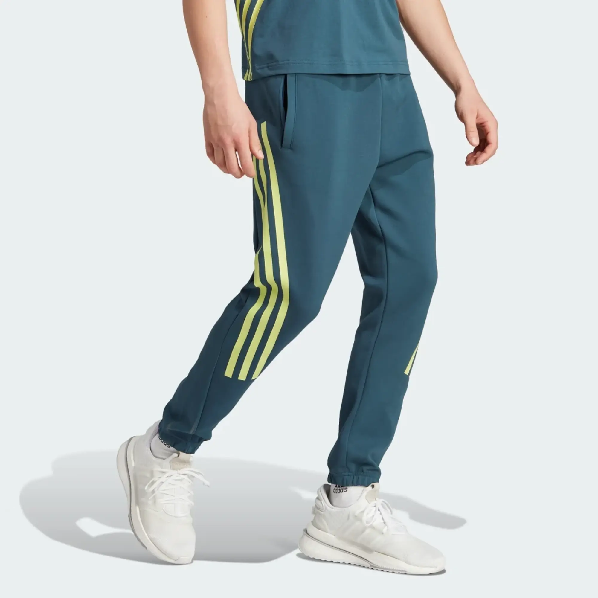 Manchester United adidas Future Icons 3-Stripes Joggers - Arctic Night - Mens