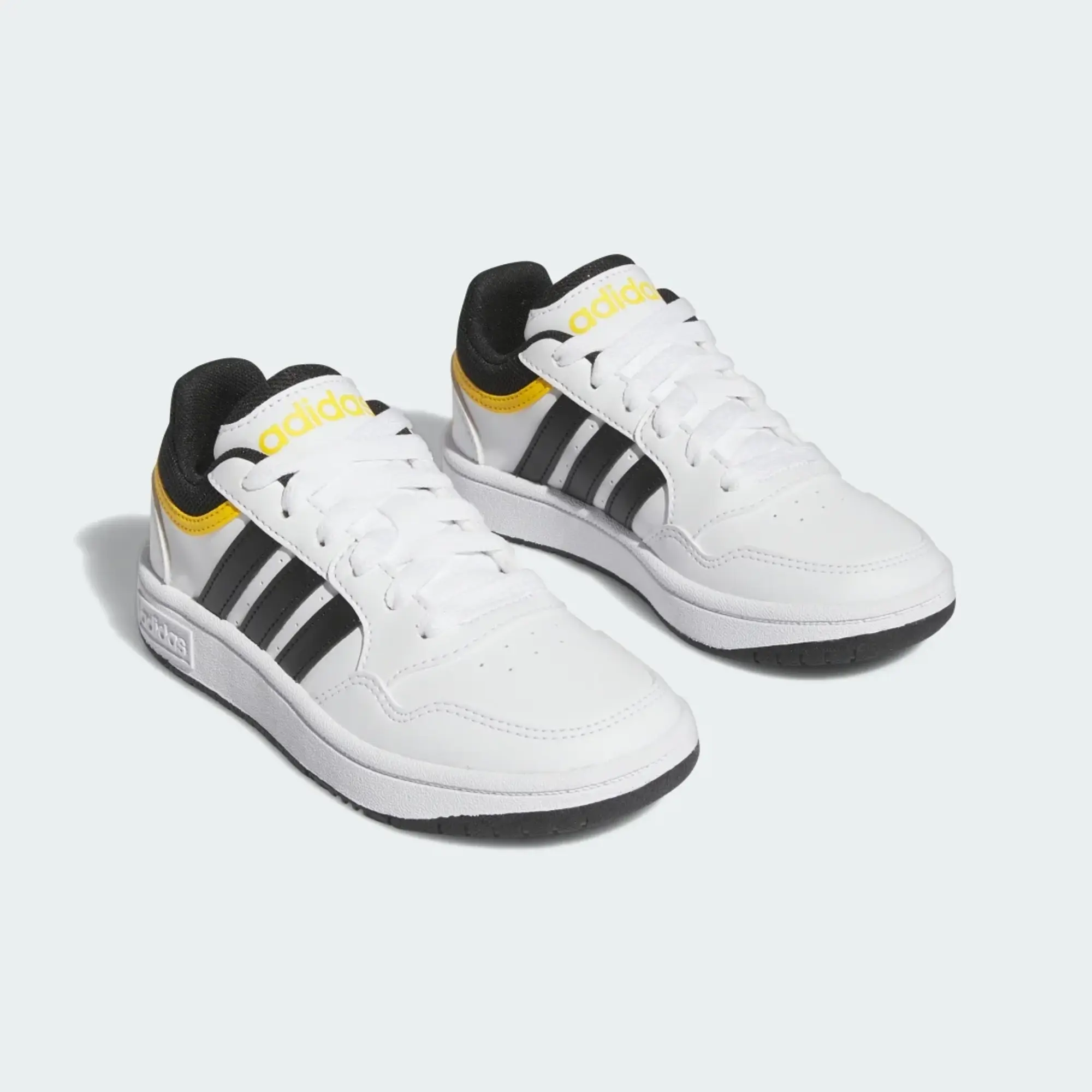 adidas Sportswear Unisex Kids Hoops 3.0 Strap Trainers - White/Multi, White/Multi