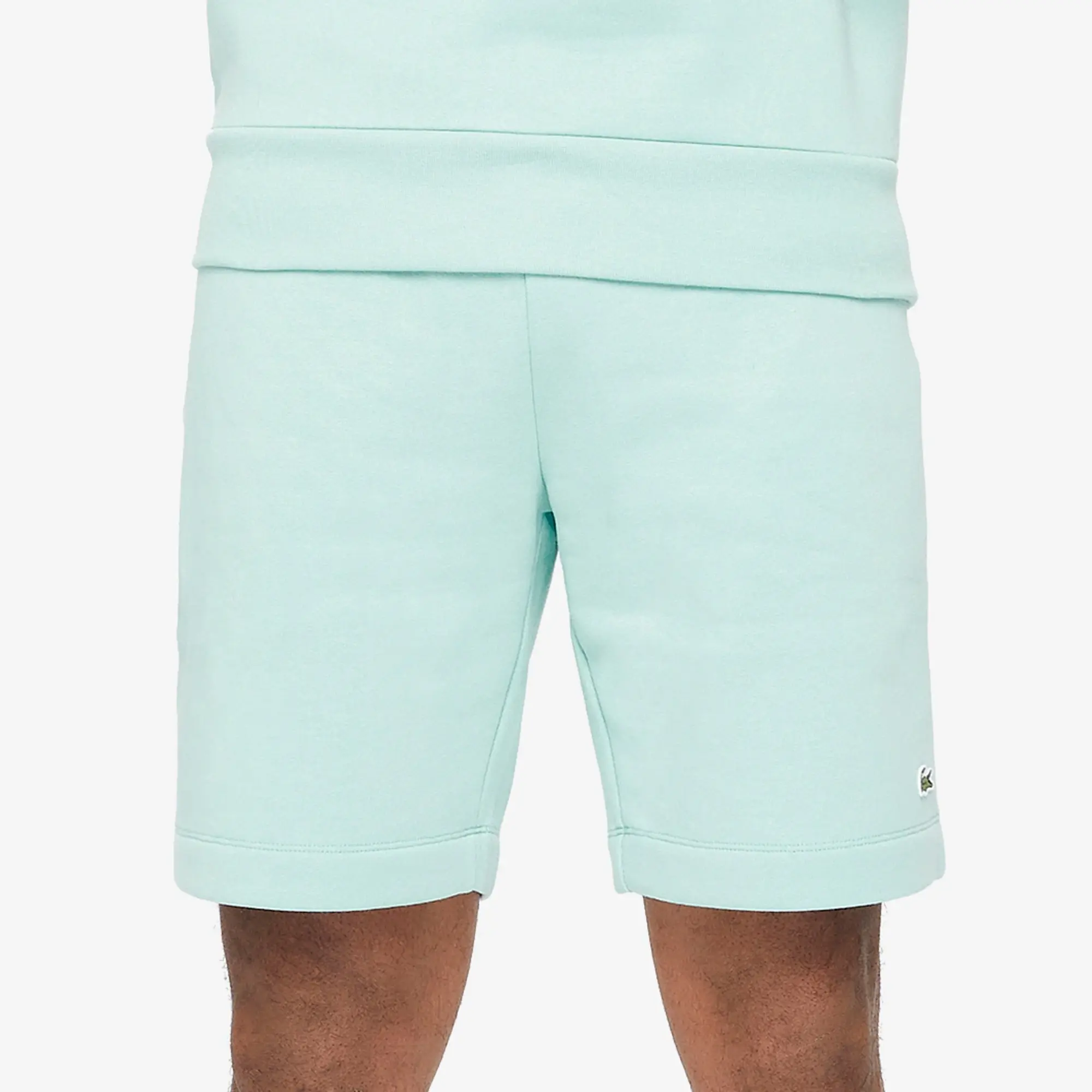 Lacoste Mens Fleece Shorts (Mint)