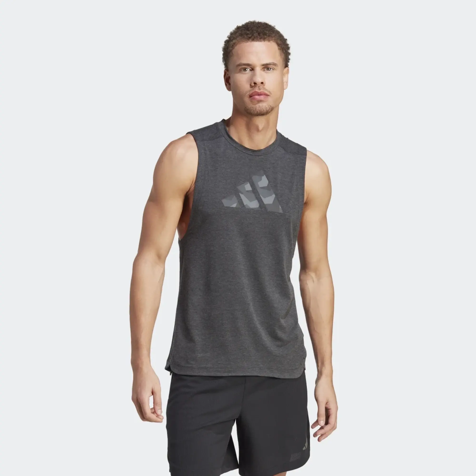 adidas Designed for Training Pro Series Strength Tank Top - Black / Grey Five / Carbon