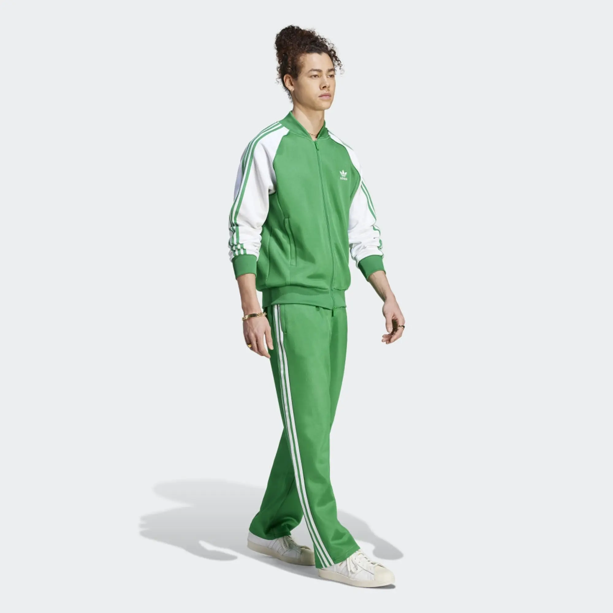 adidas Originals Adicolor Classics+ SST Track Top - Green  - Mens