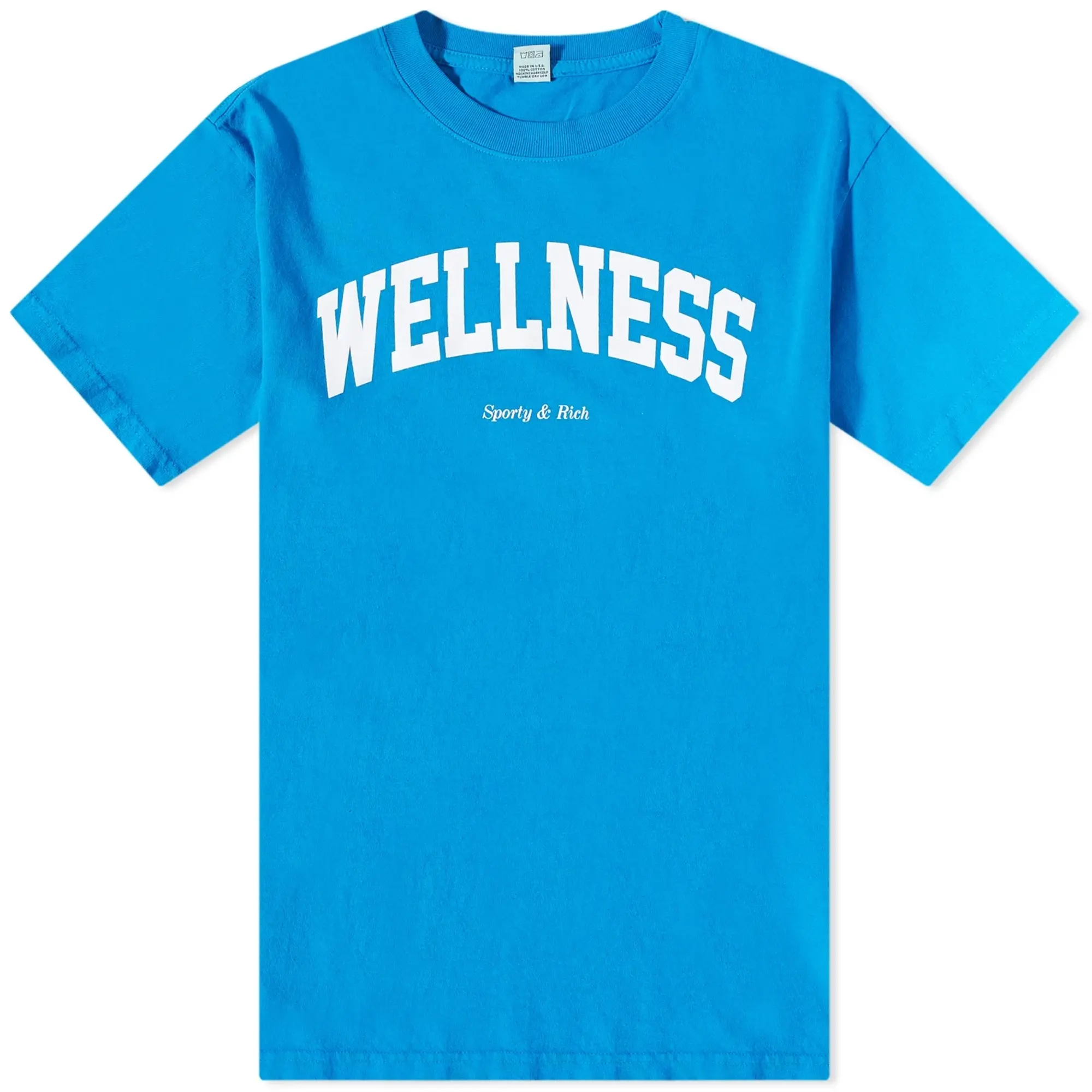 Sporty & Rich Men's Wellness Ivy T-Shirt Royal Blue/White