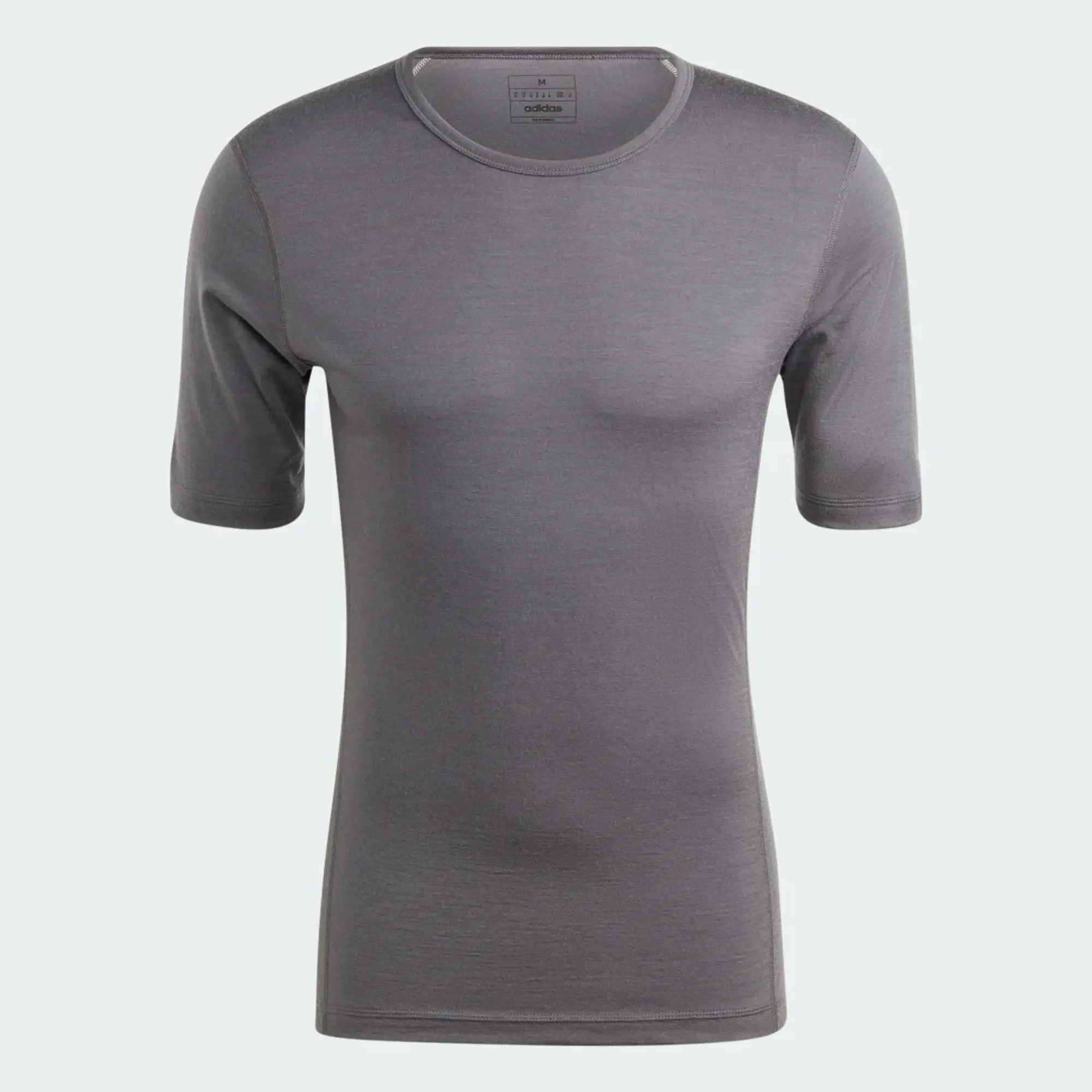 adidas Xperior Merino 200 Baselayer T-Shirt - Grey Five