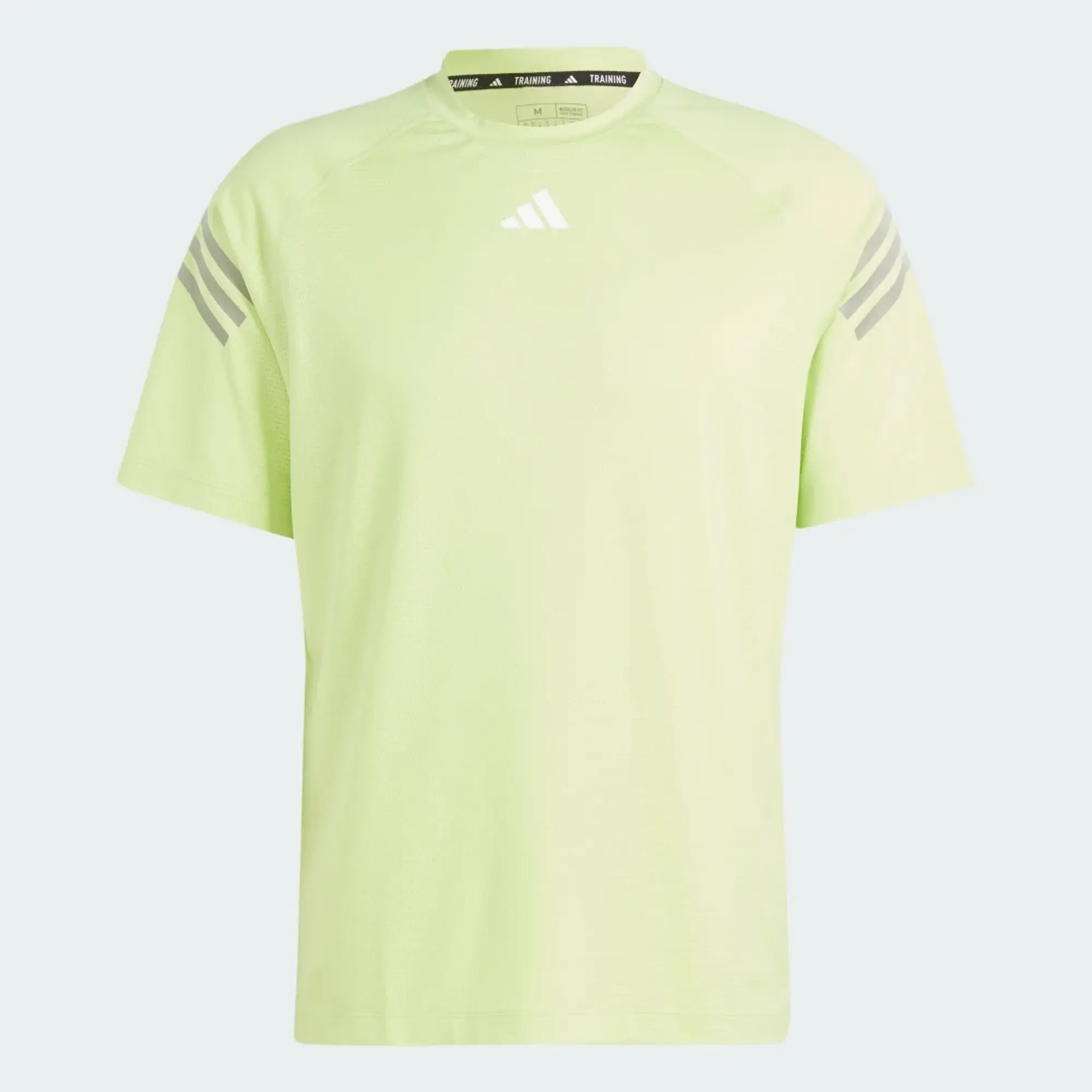Adidas Training Train Icons T-Shirt In Lime-Green