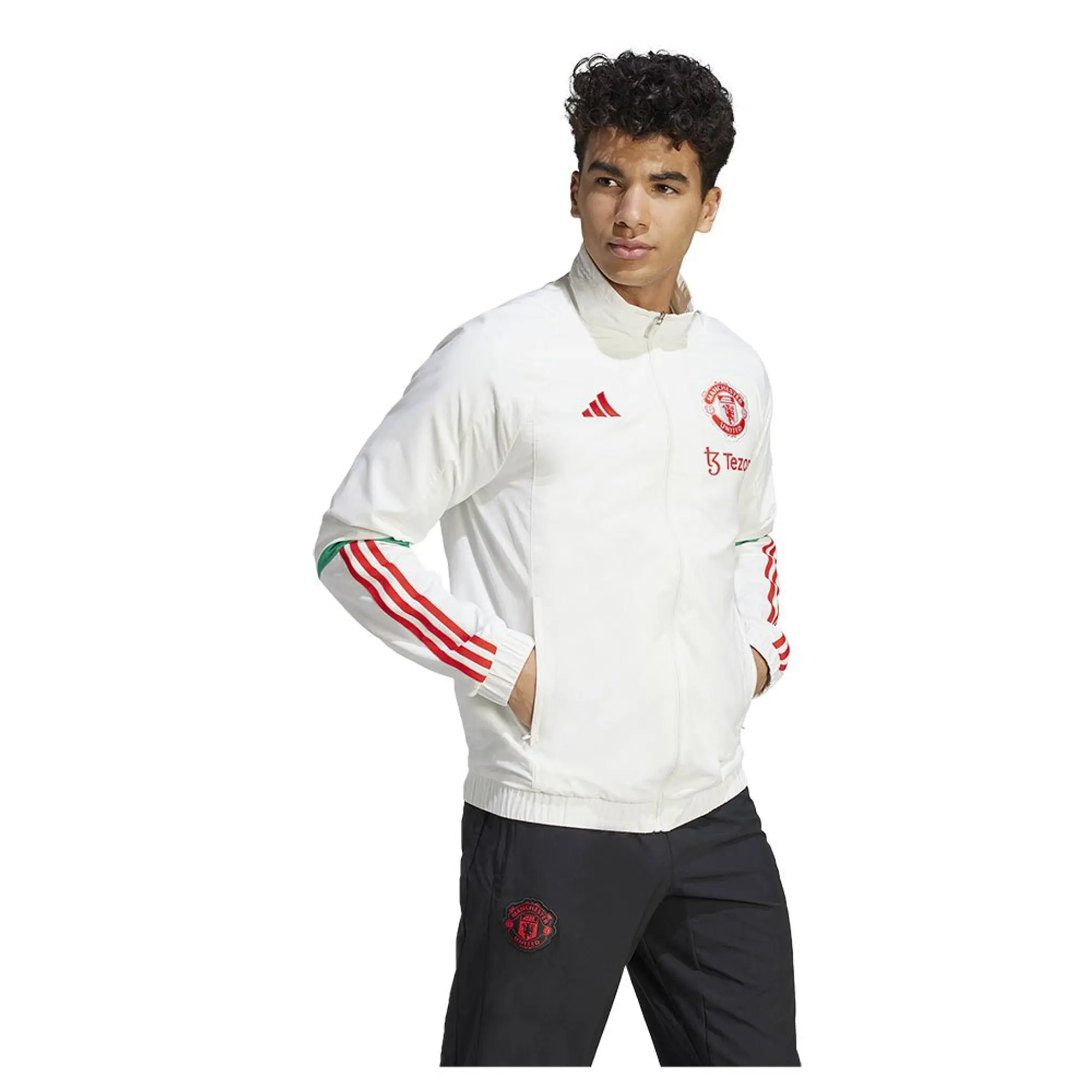adidas 2023-2024 Man Utd Presentation Jacket (White)