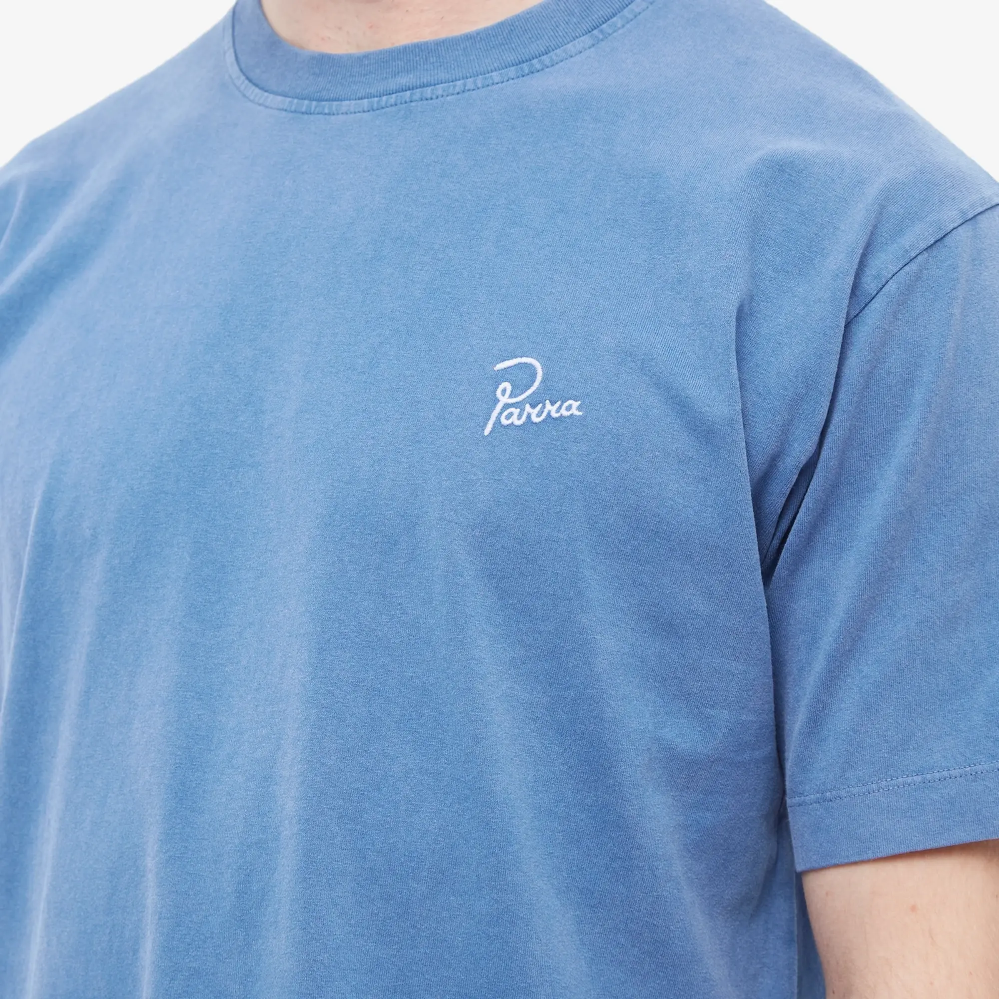 By Parra Men's Classic Logo T-Shirt Bleached Navy
