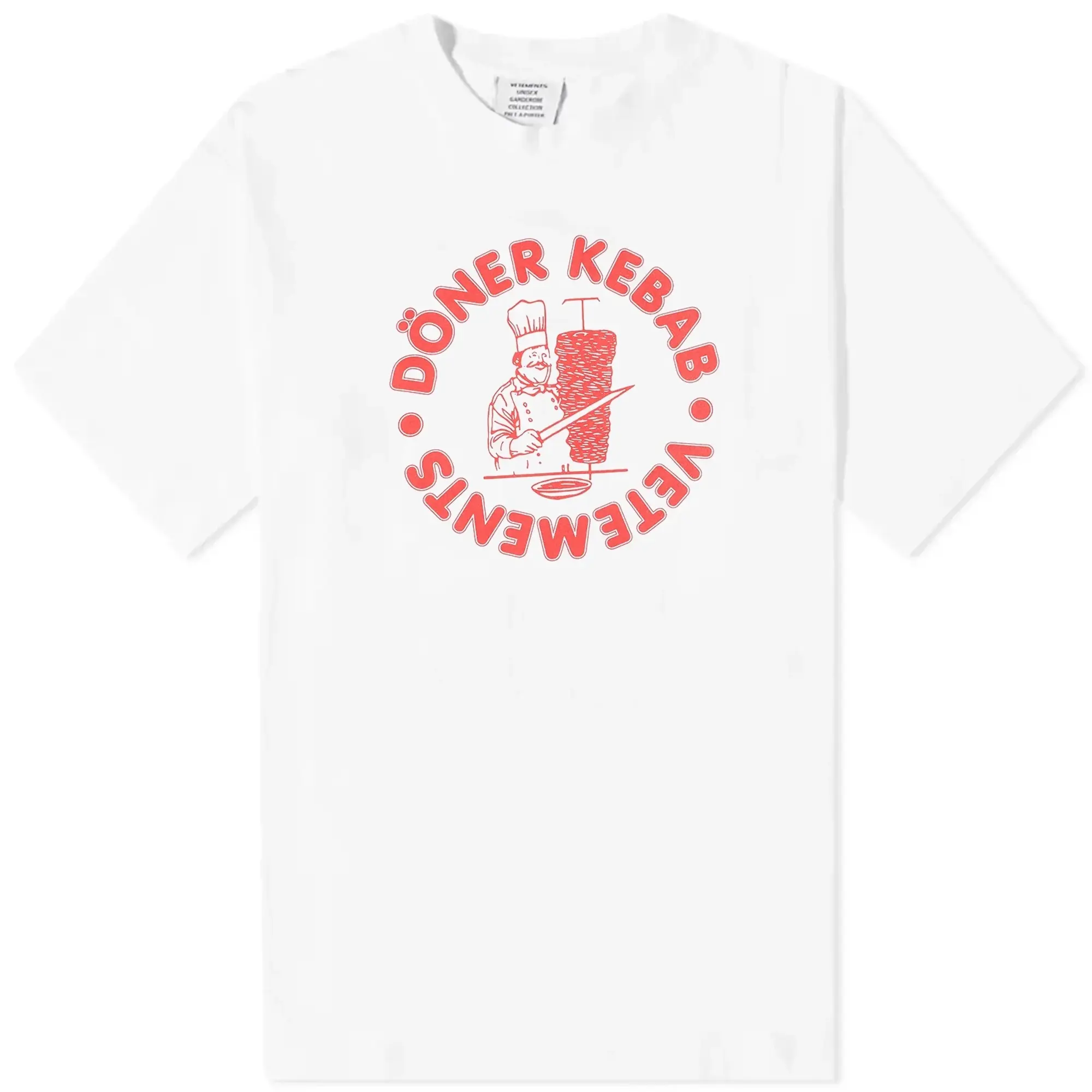 Vetements Men's Doner Kebab T-Shirt White