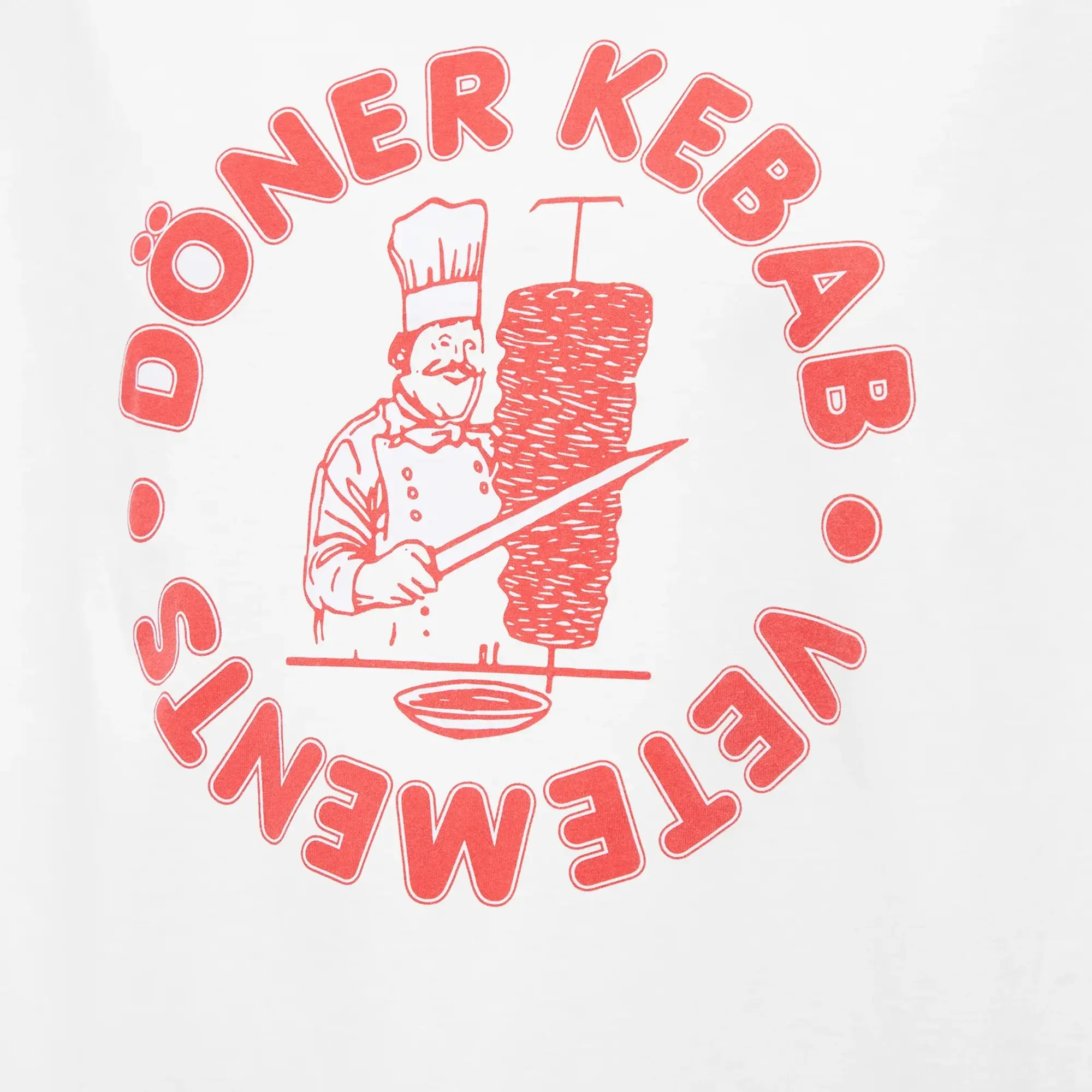 Vetements Men's Doner Kebab T-Shirt White
