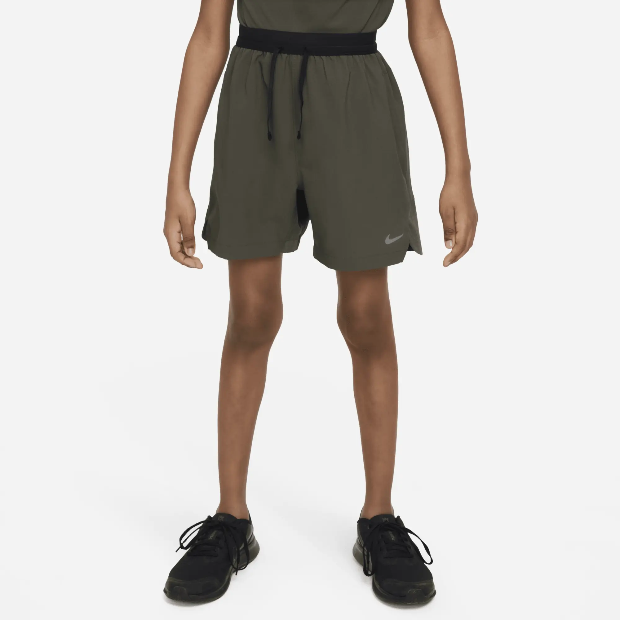 Nike Dri-Fit Multi Tech Running Shorts Boys - Khaki