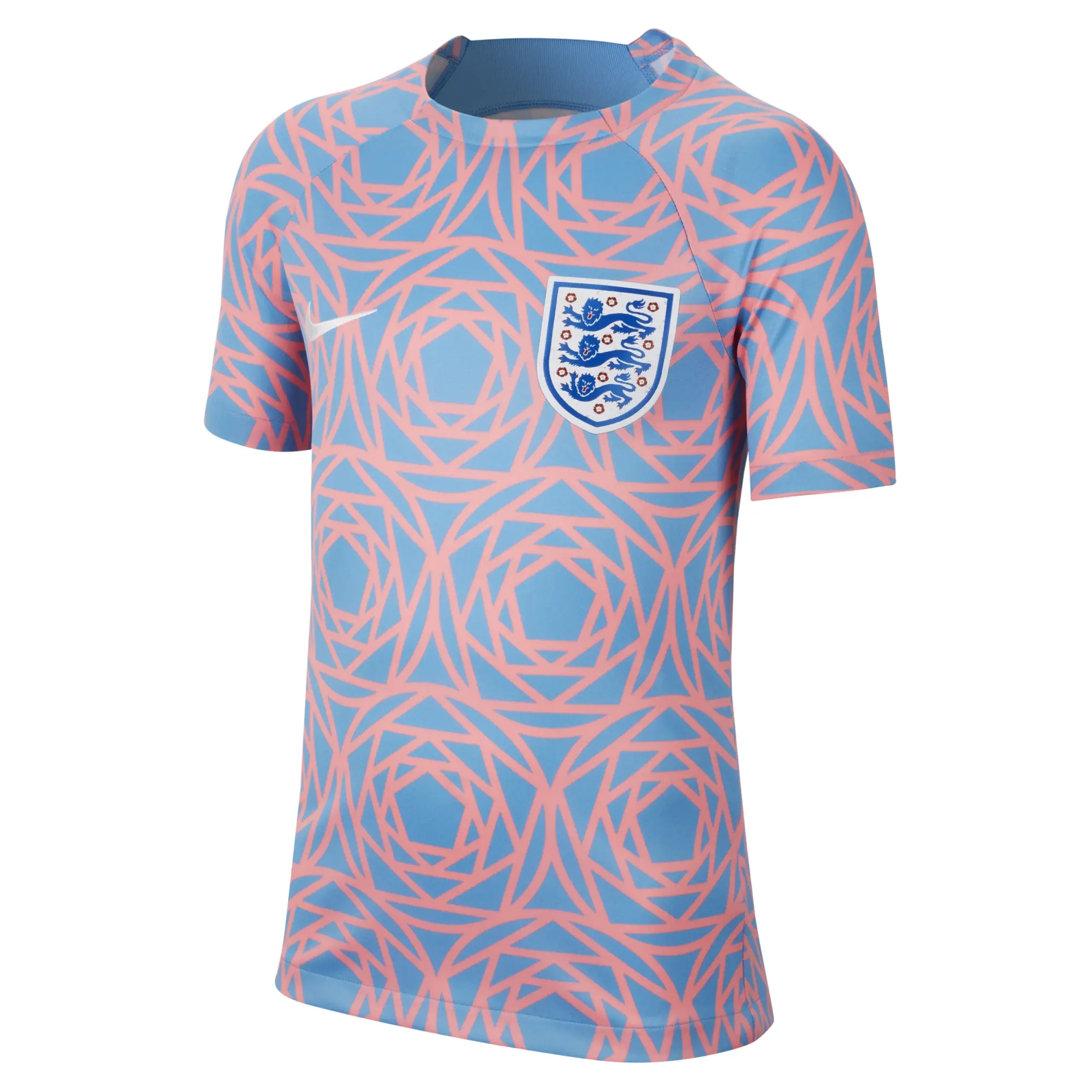 Nike England Kids SS Pre-Match Home Shirt 2023