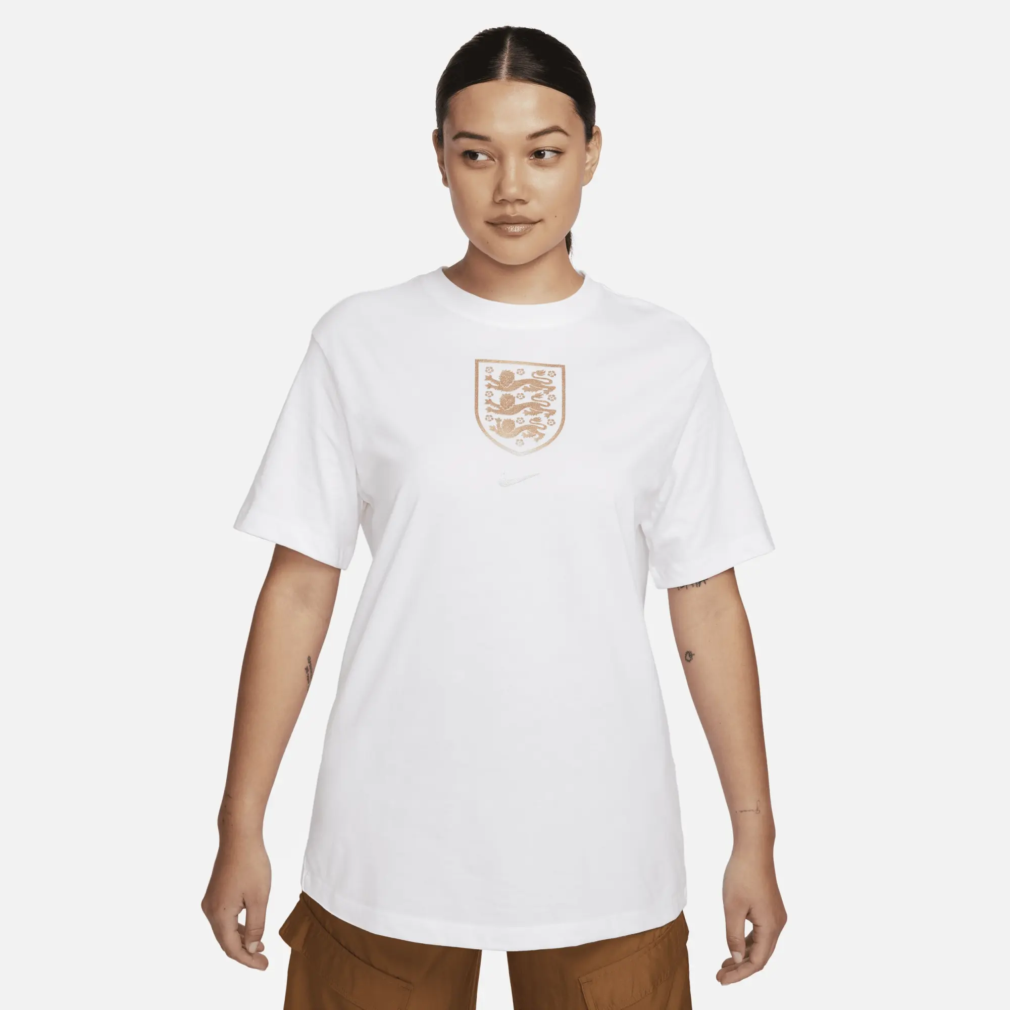 Nike England Women's Crest Tee, White